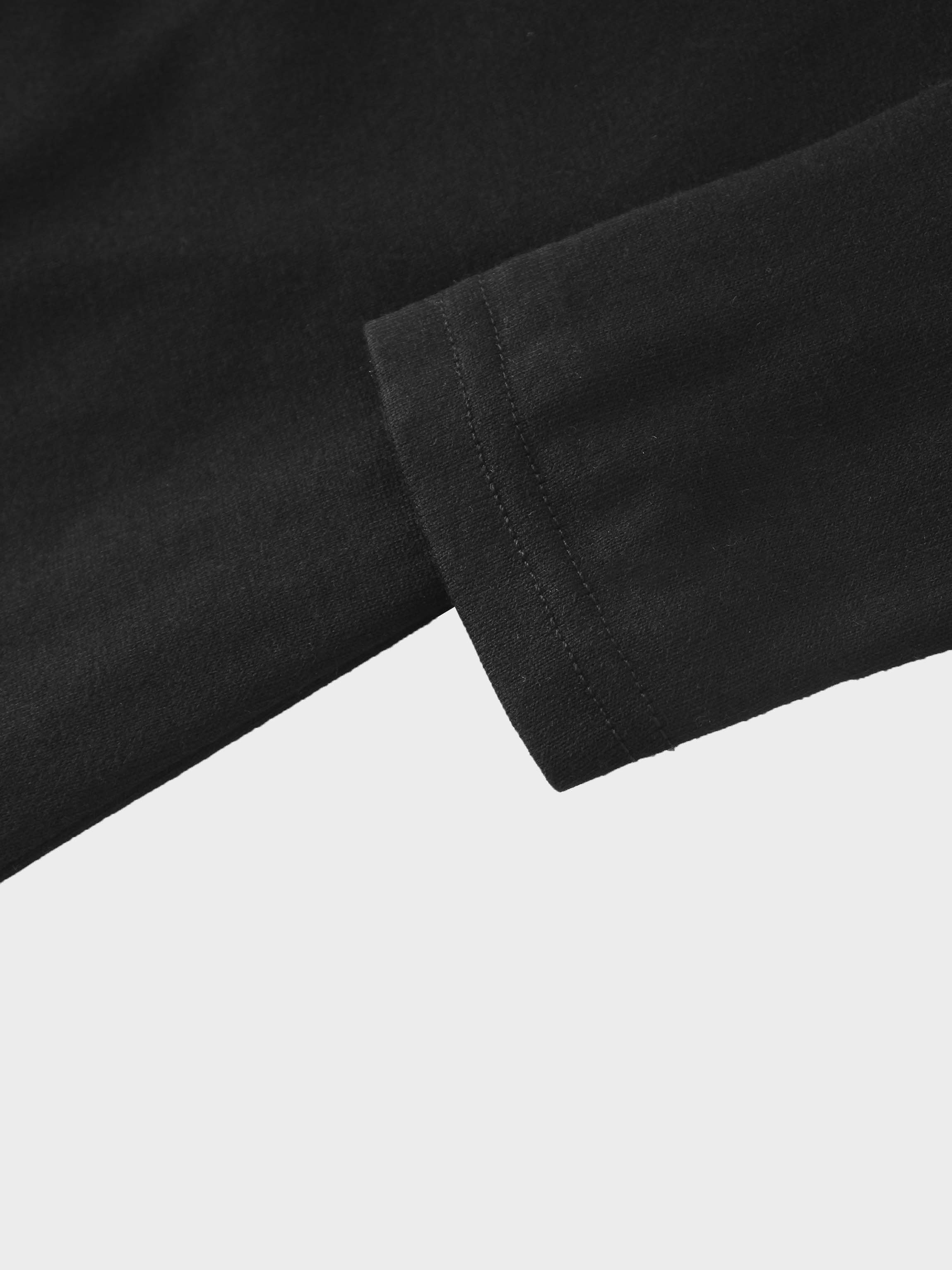 Side Shirred Button Down Knit-Black