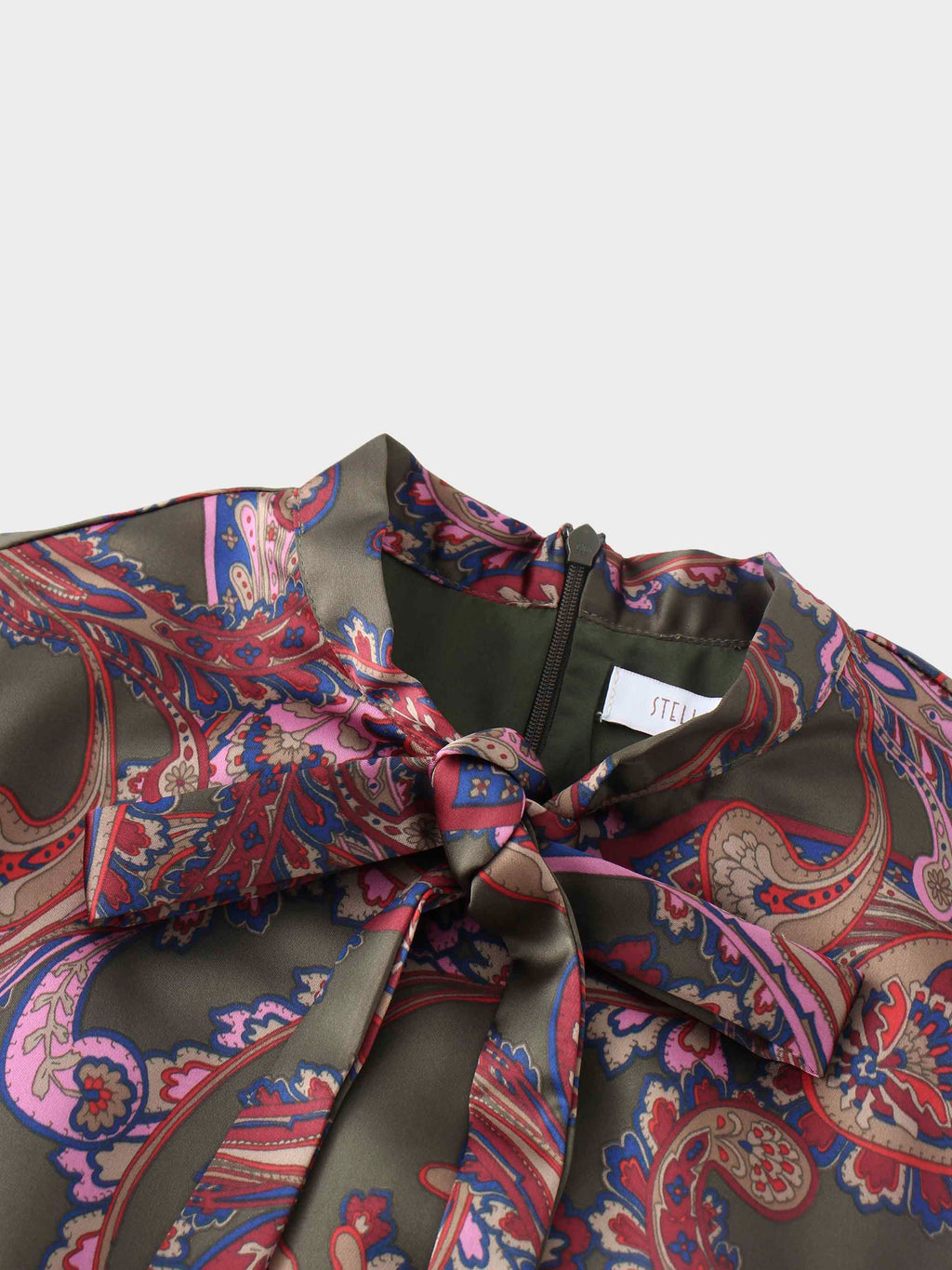 Emma Dress-Olive Paisley