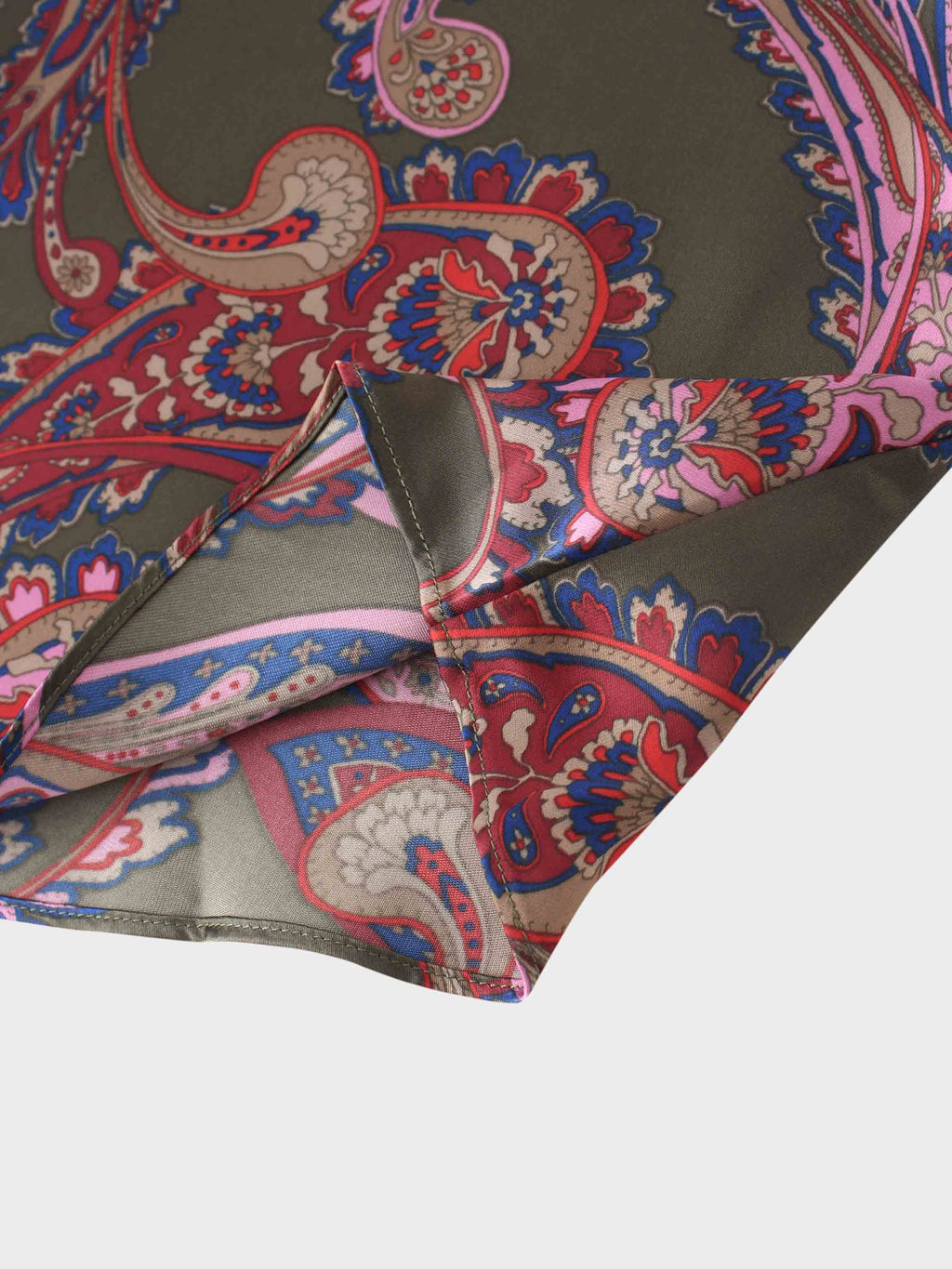 Emma Dress-Olive Paisley