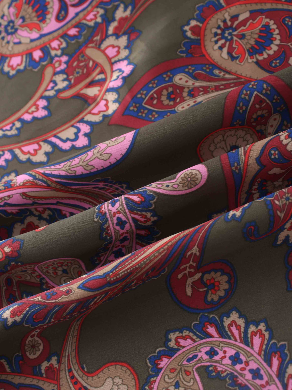 Emma Dress-Olive Paisley