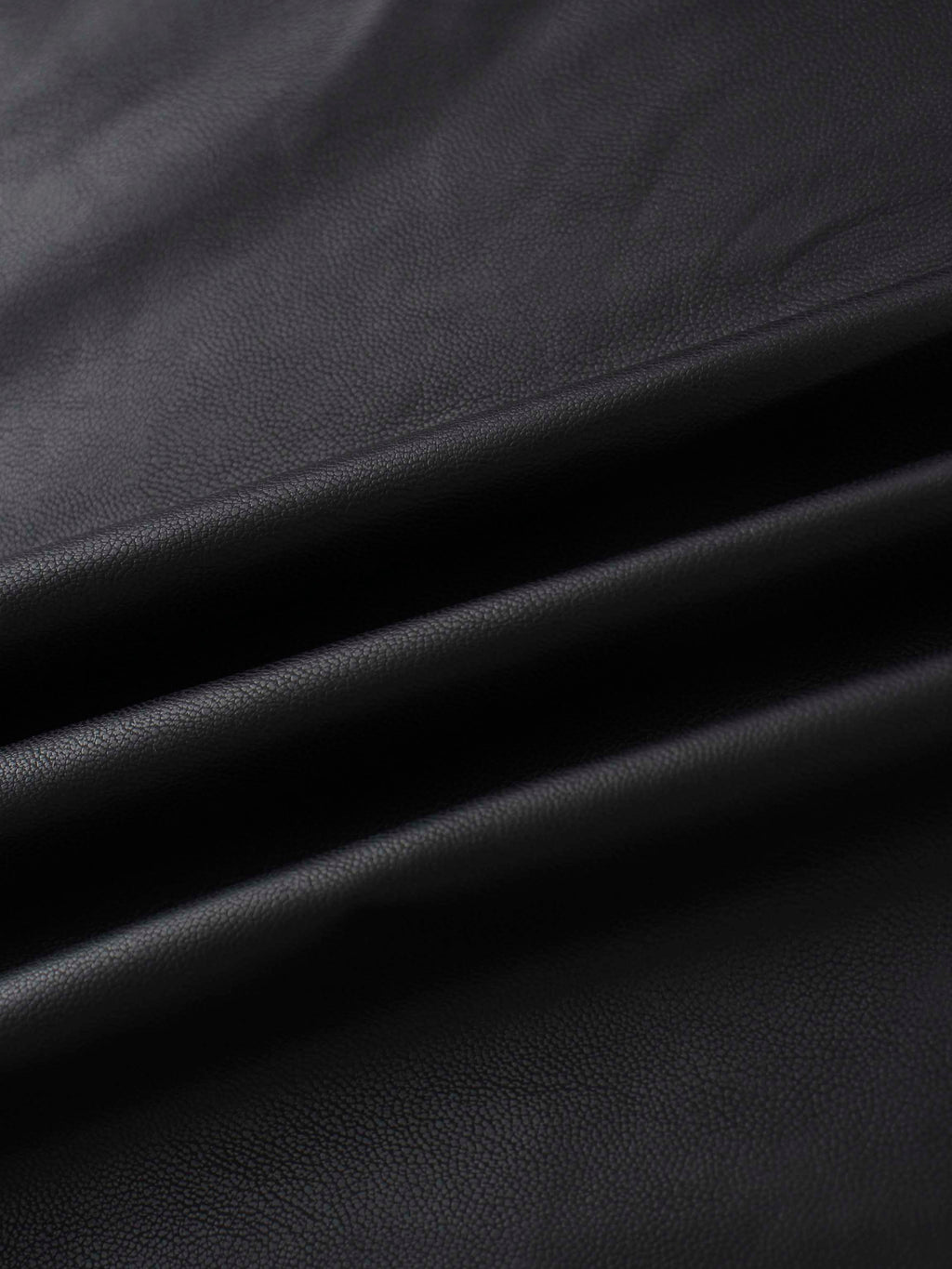 Drawstring Faux Leather Skirt-Black