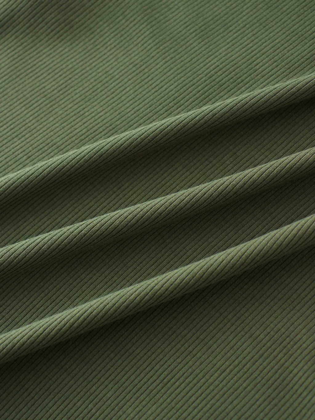 RIBBED HIGH V 3Q-CAMOUFLAGE GREEN