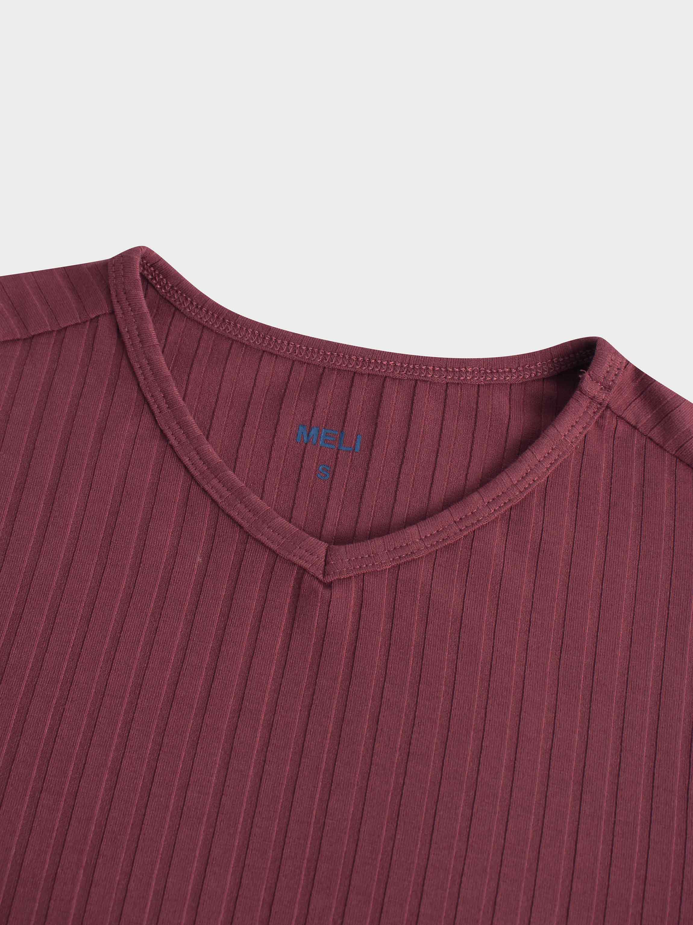 Ribbed High V Bomber-Rust