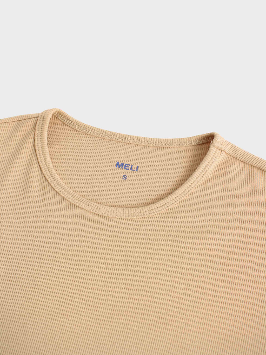 CREW RIBBED DOLMAN-TAUPE