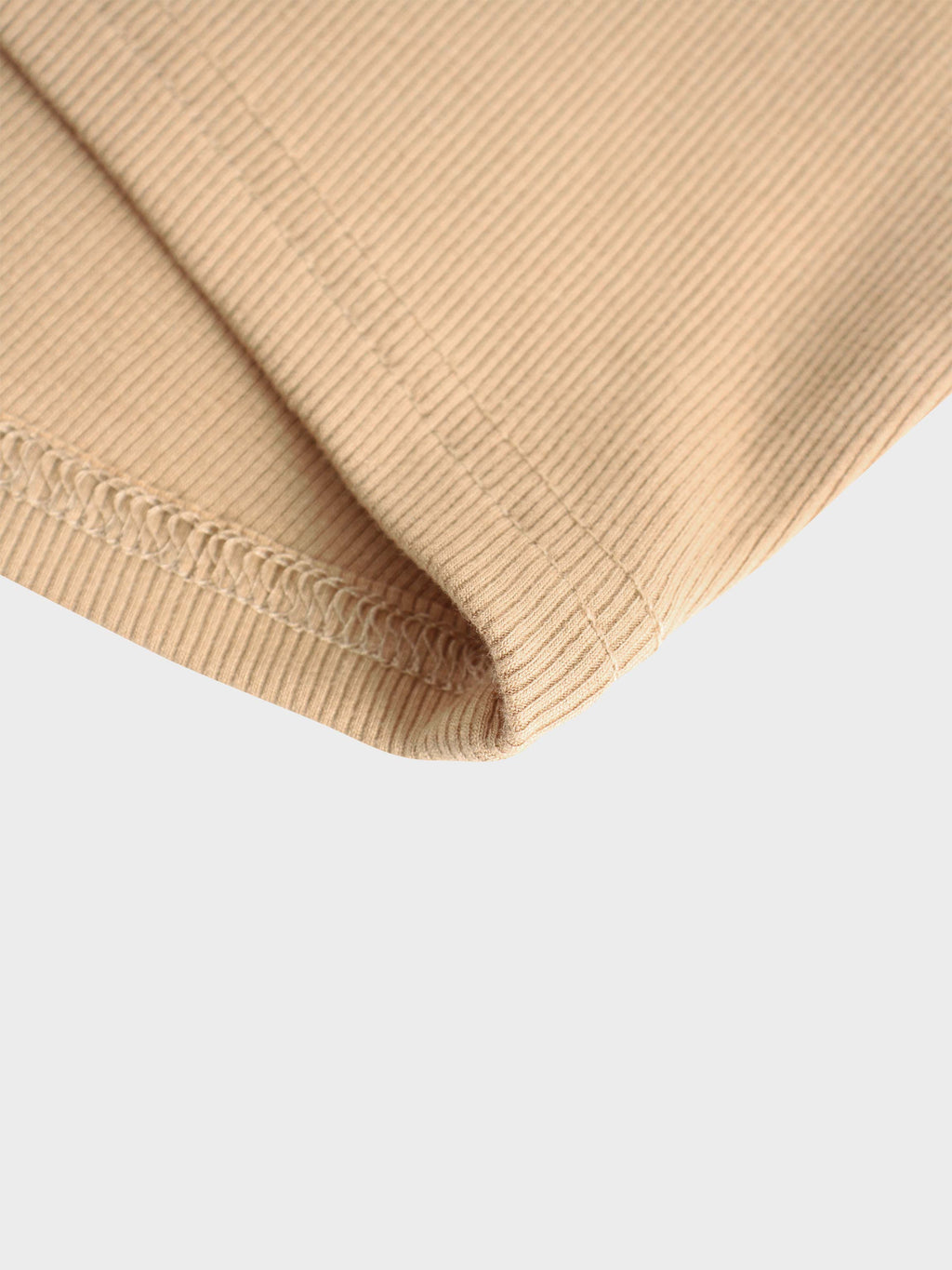 CREW RIBBED DOLMAN-TAUPE