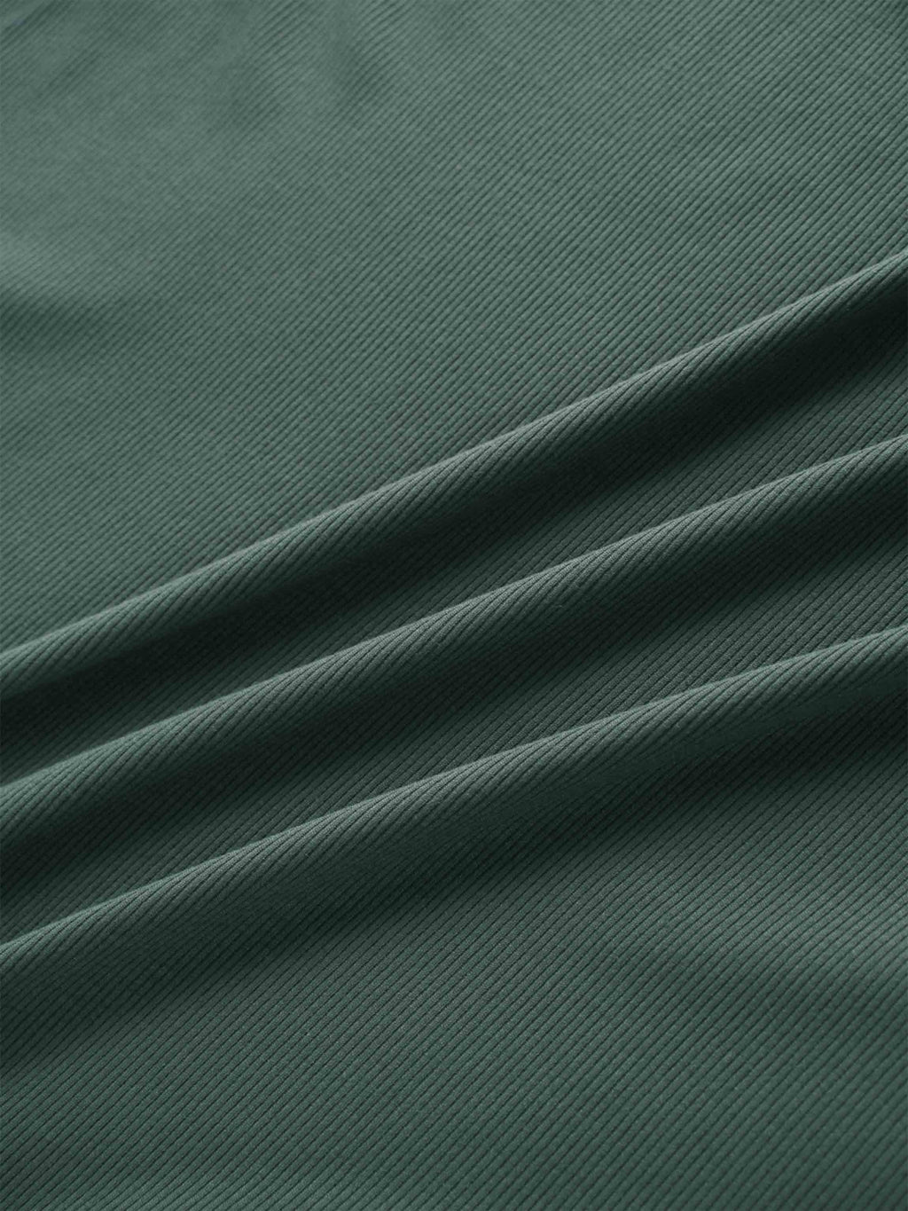 CREW RIBBED DOLMAN-EMERALD GREEN