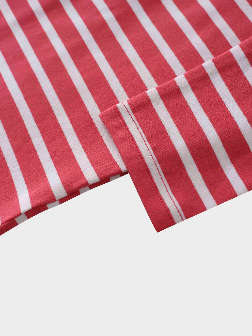 Crown Embossed T-Shirt-Coral/White