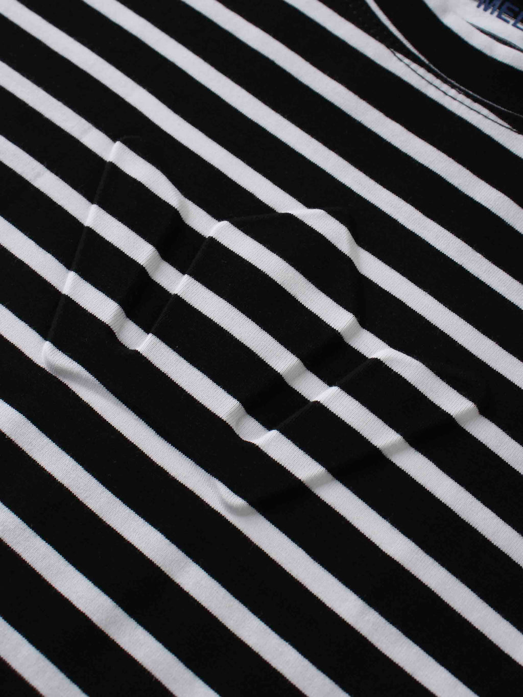 Crown Embossed T-Shirt-Black/White