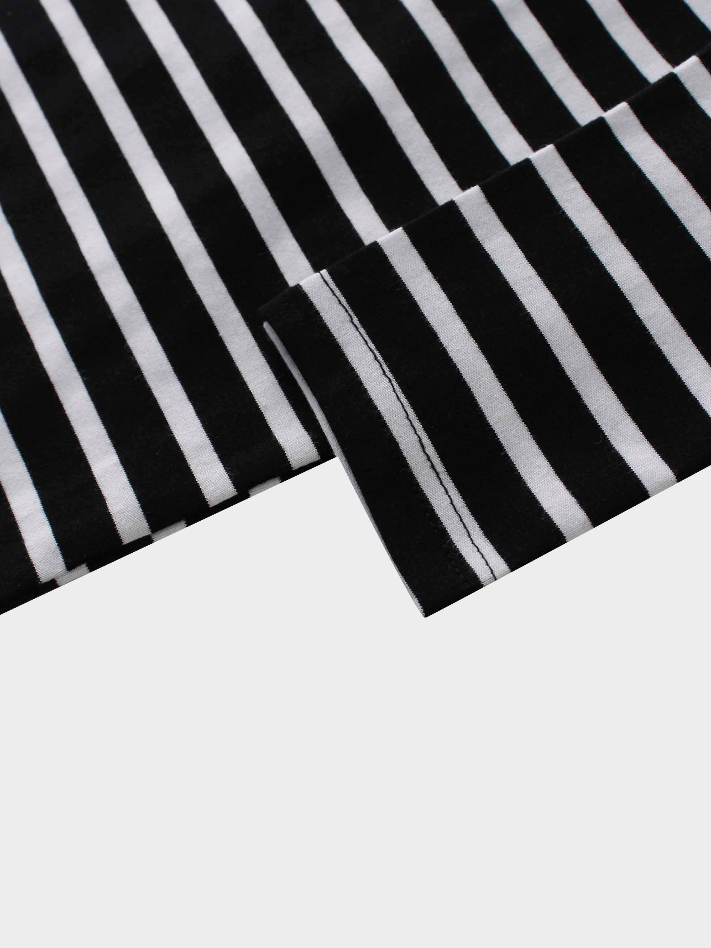 Crown Embossed T-Shirt-Black/White