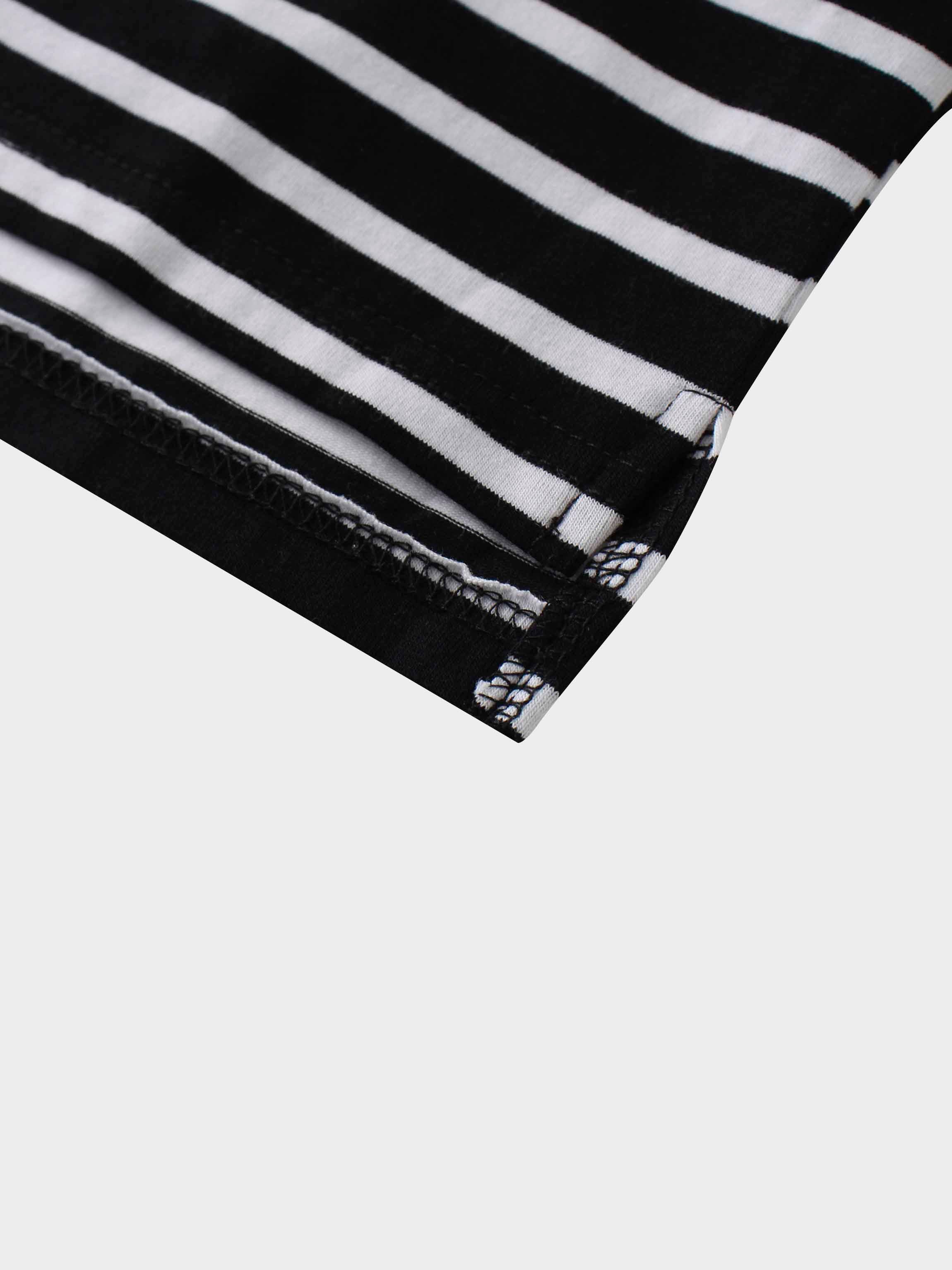 Crown Embossed T-Shirt-Black/White