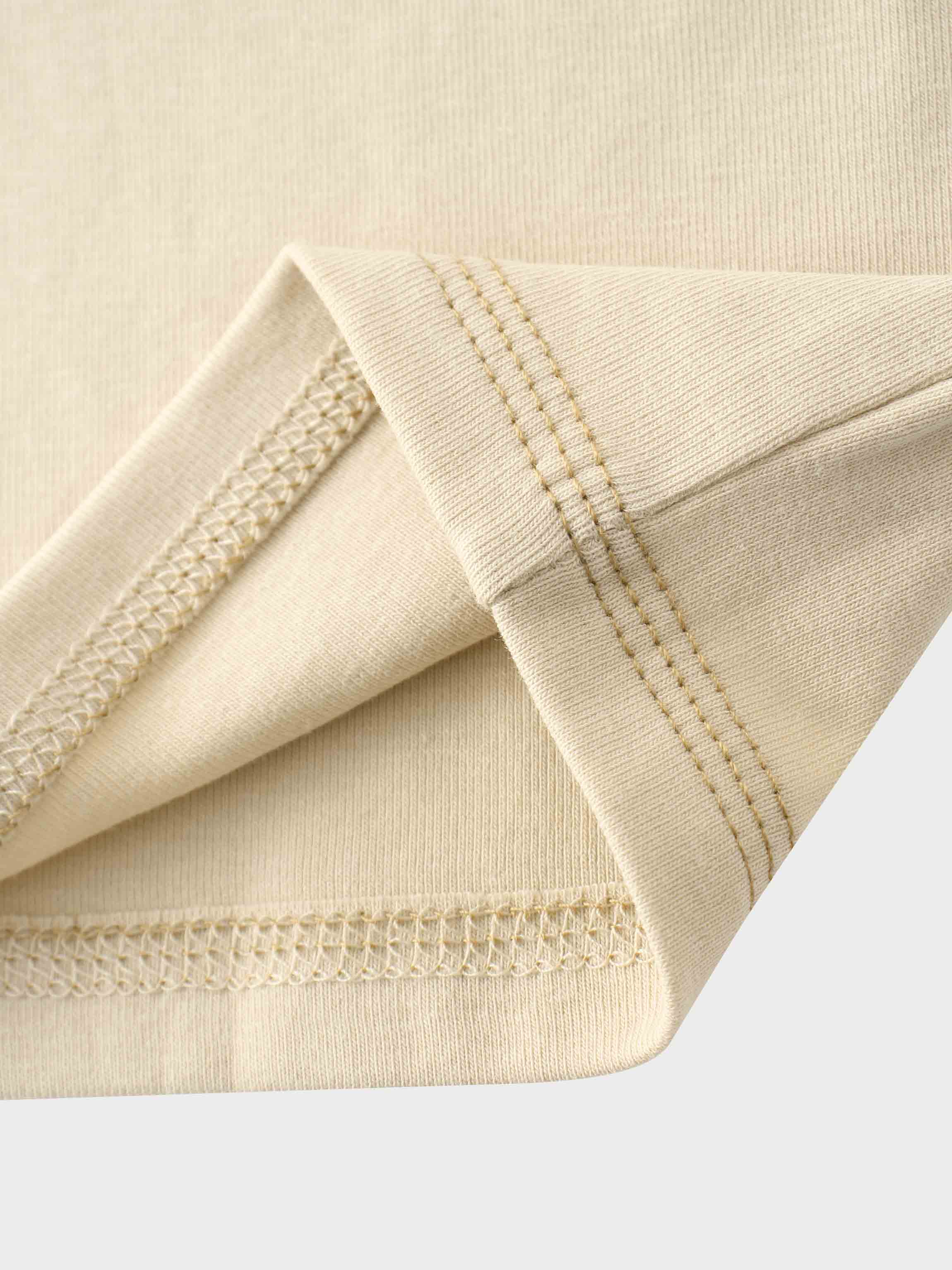 Basic T-Shirt Cropped Cardigan-Tan