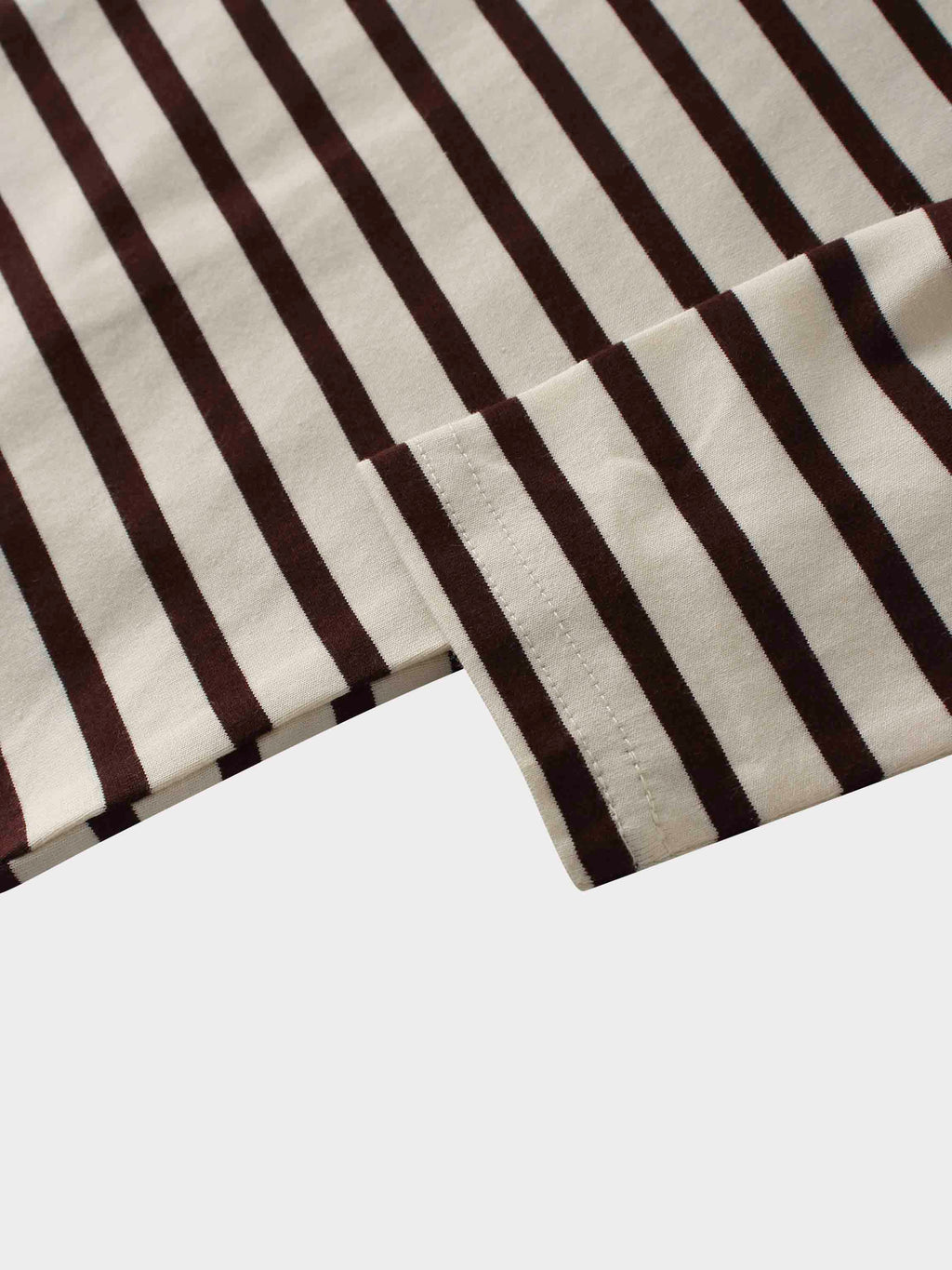 Crown Embossed T-Shirt-Brown/Ivory