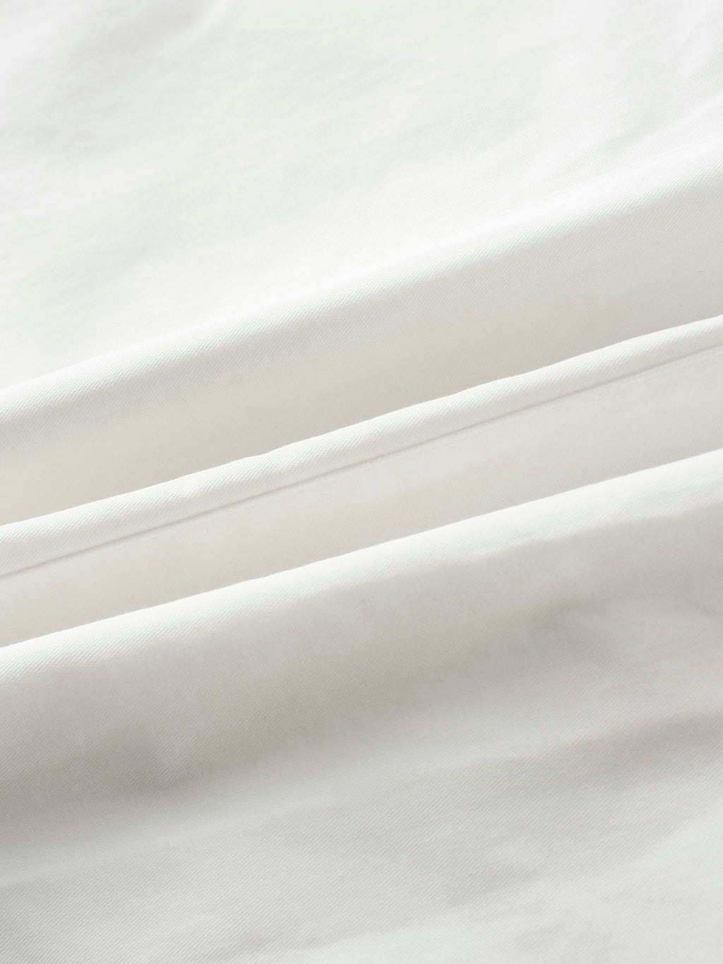 Princess Cut Puff Sleeve Cotton Blouse-White