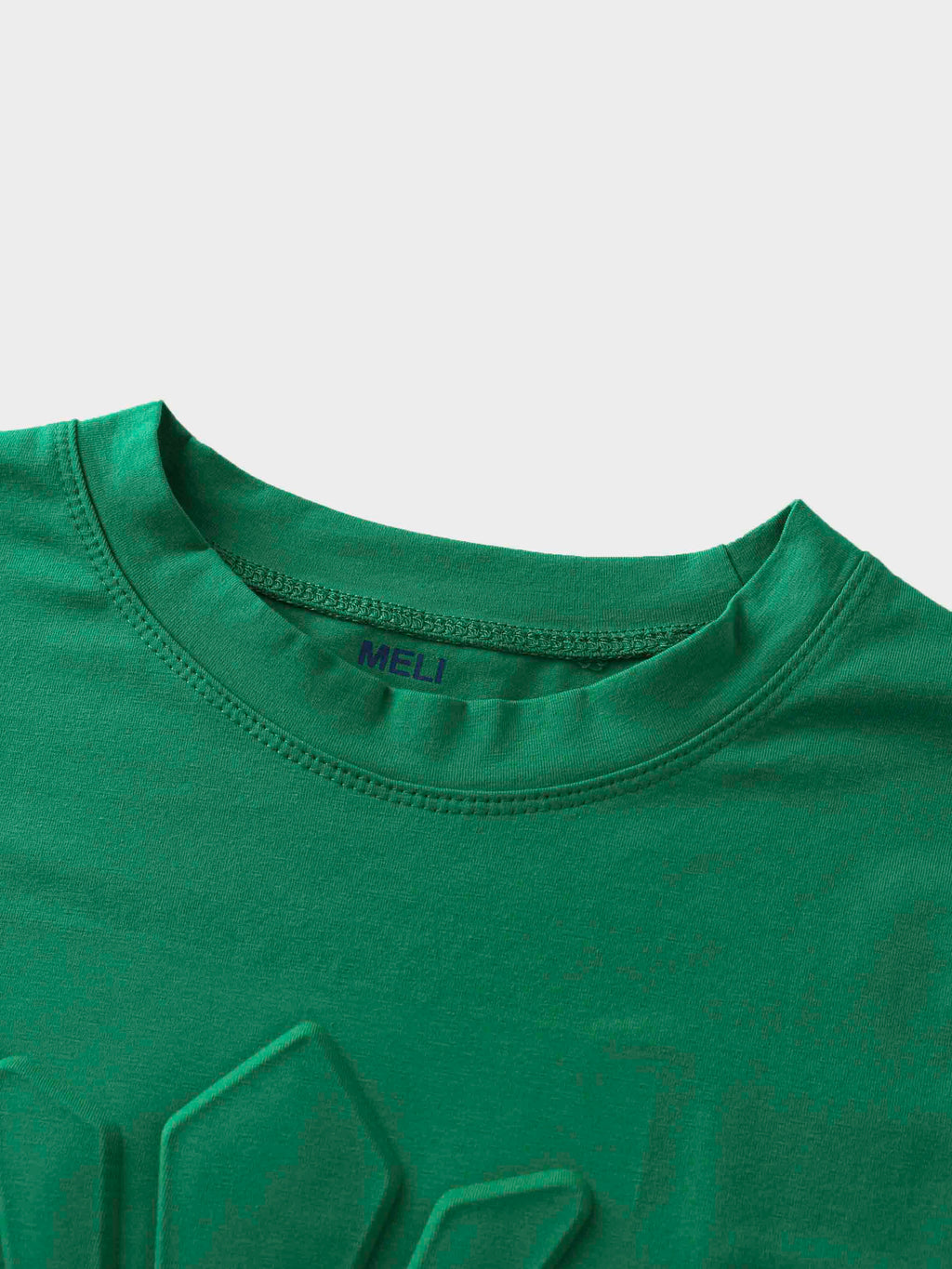 Crown Embossed T-Shirt-Kelly Green