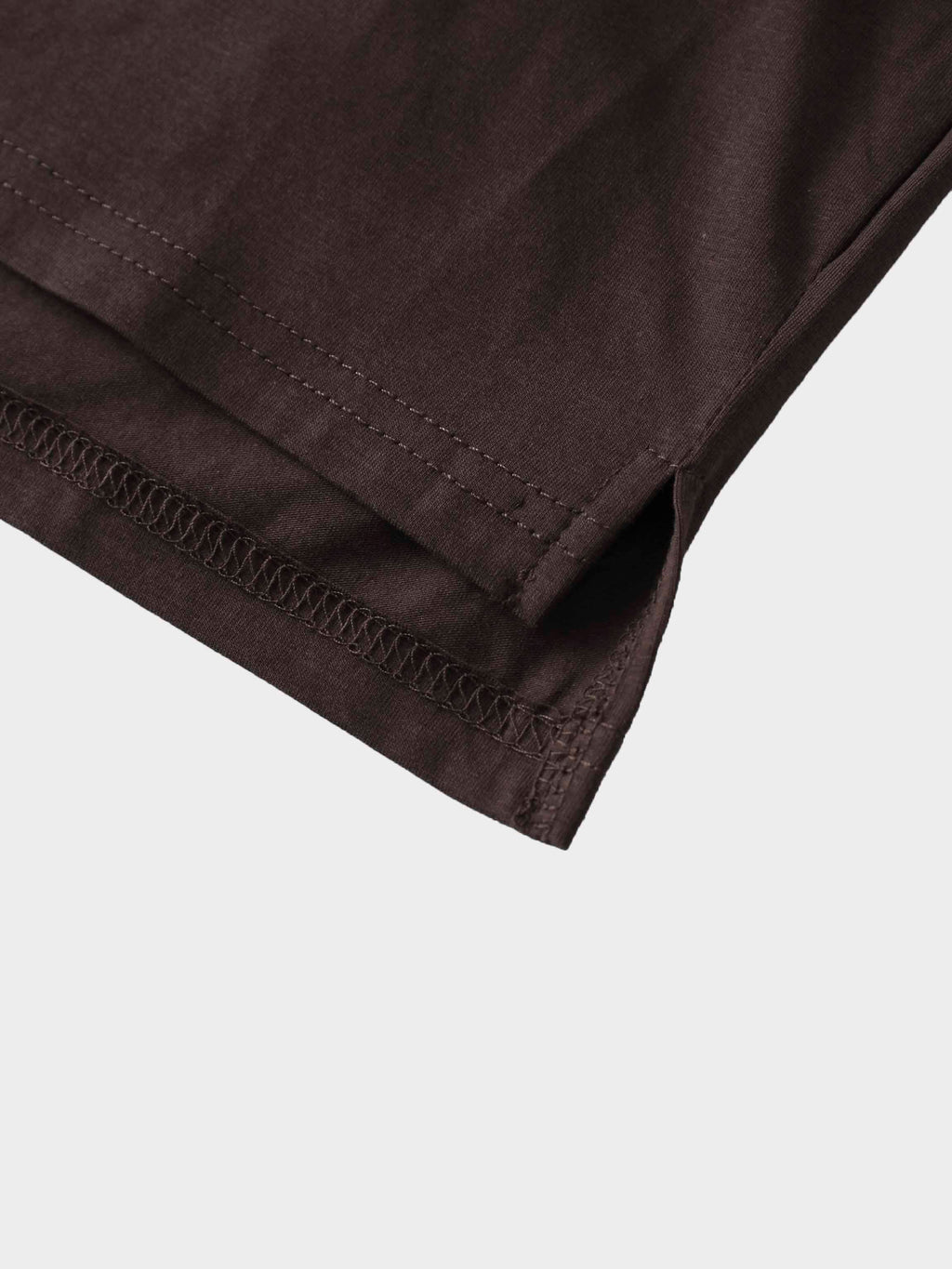 Crown Embossed T-Shirt-Brown