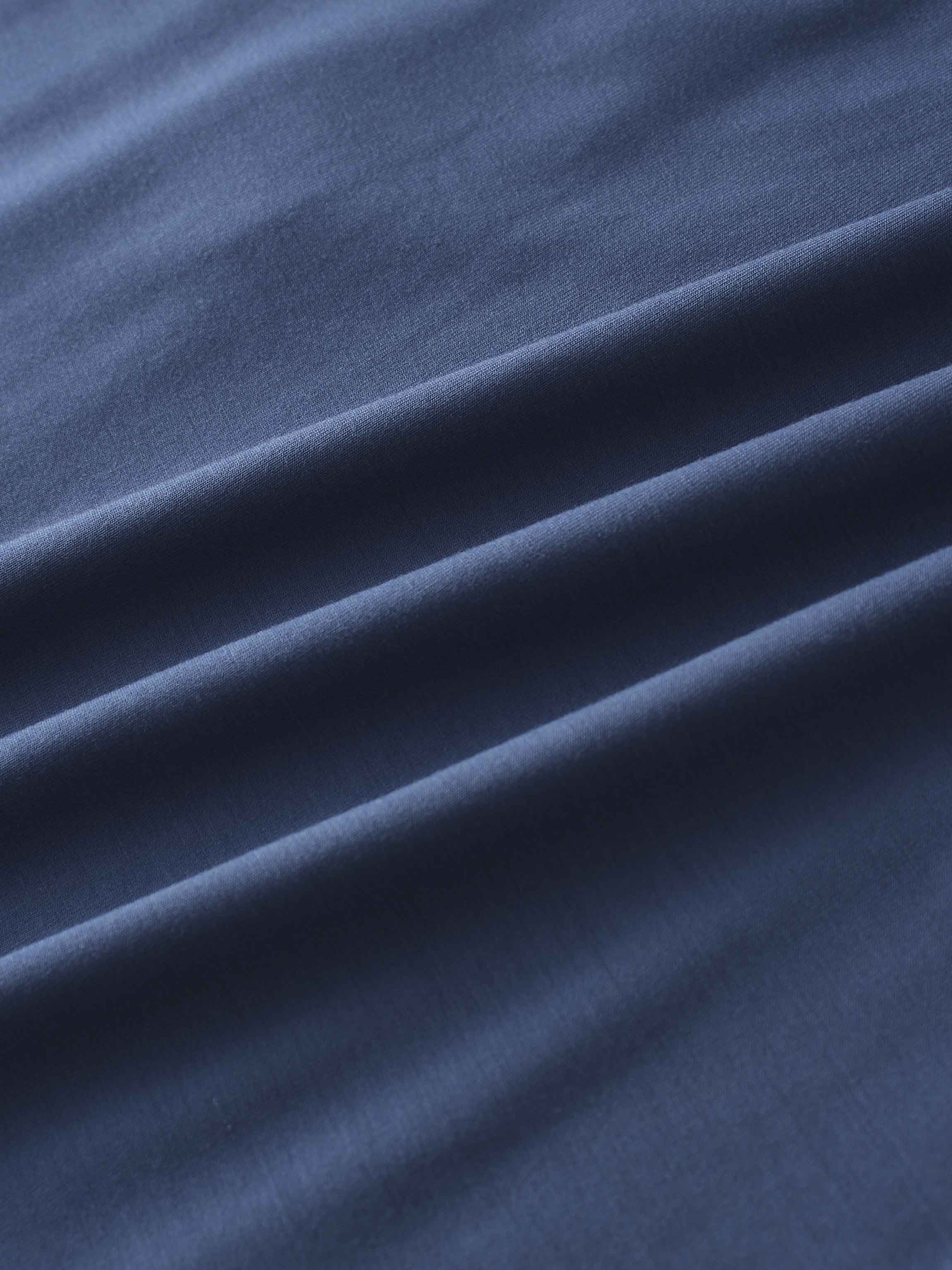 Modal Zip Up Bomber-Blue