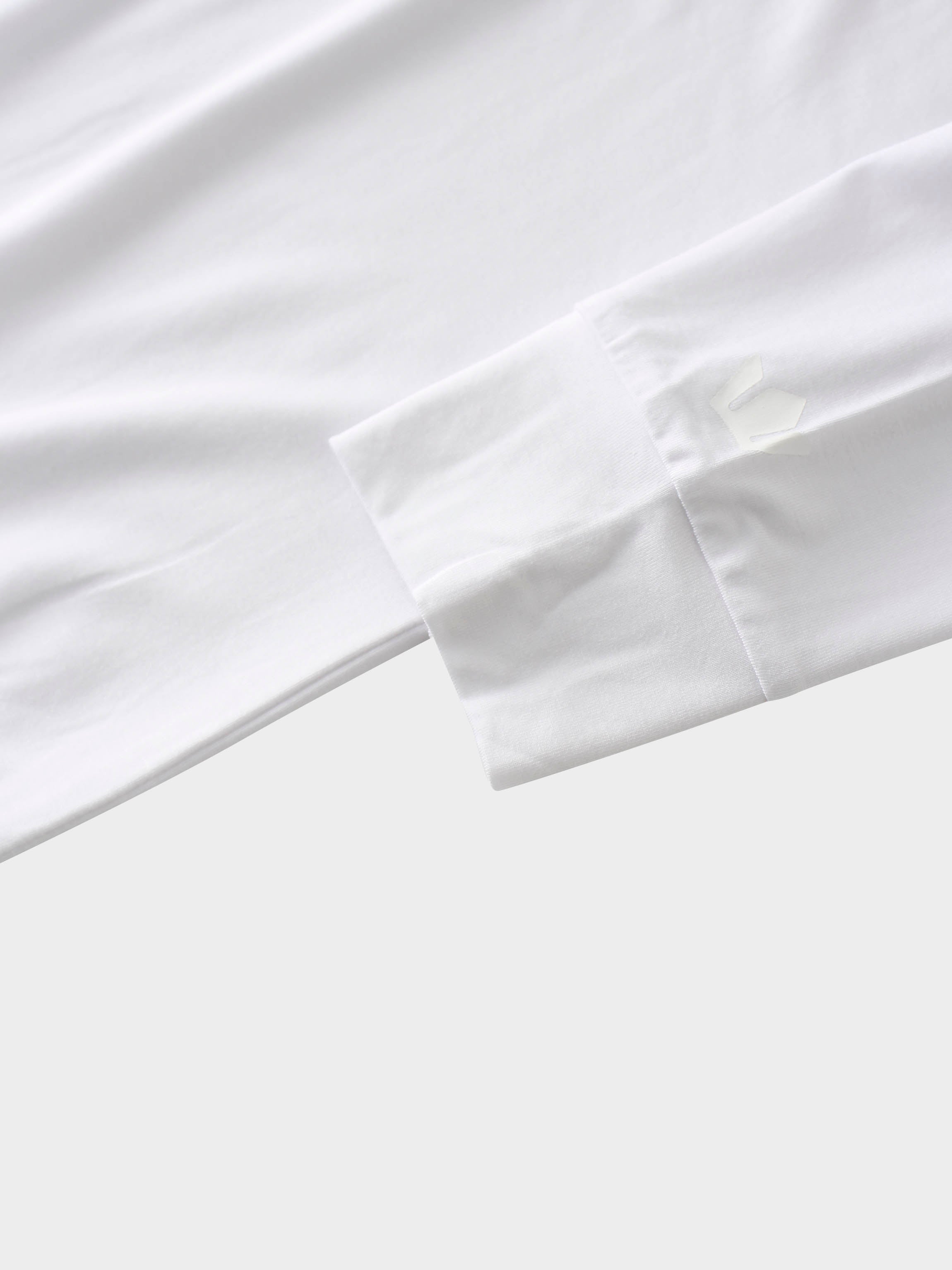 Modal Zip Up Bomber-White