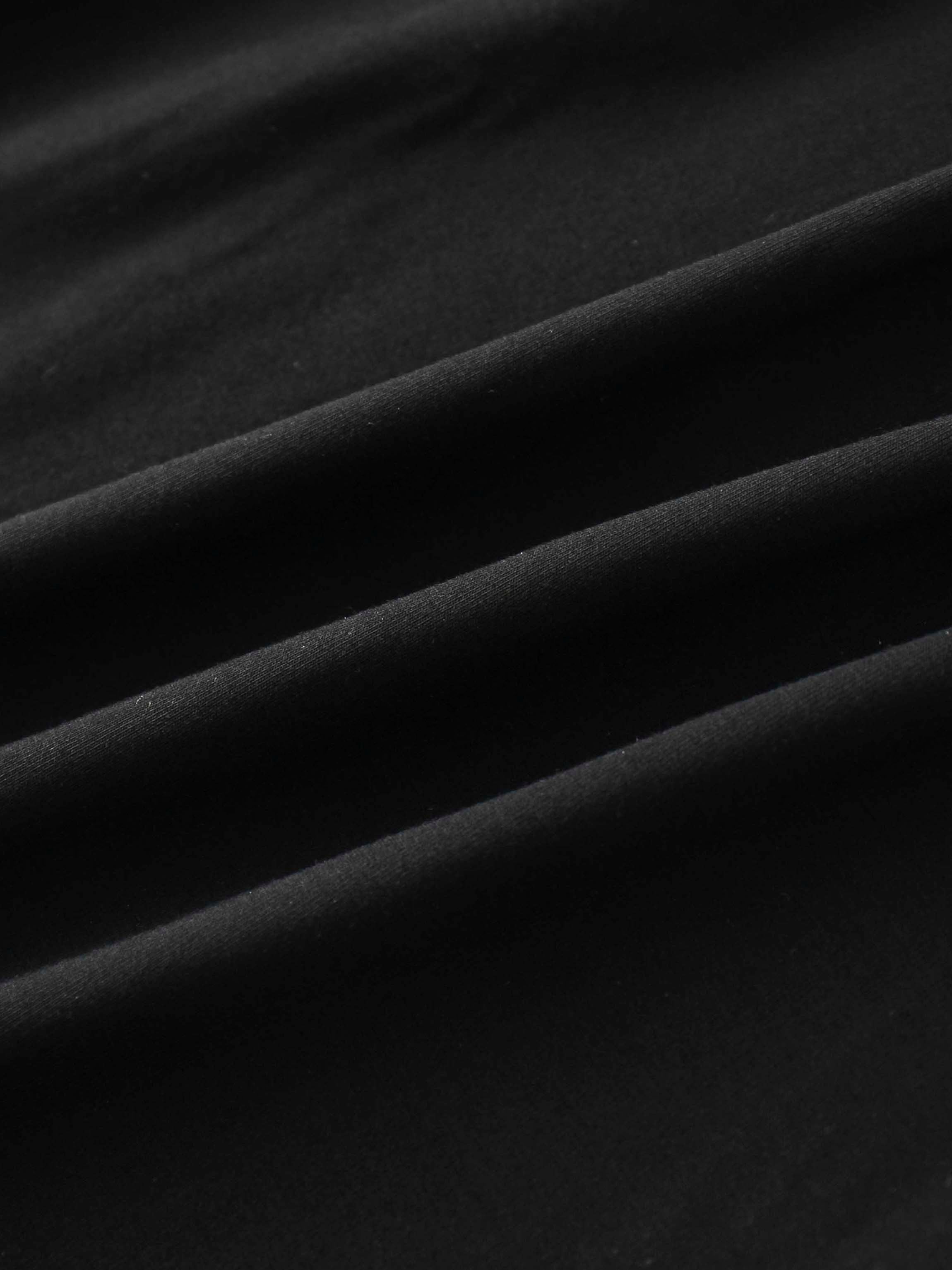 Modal Zip Up Bomber-Black