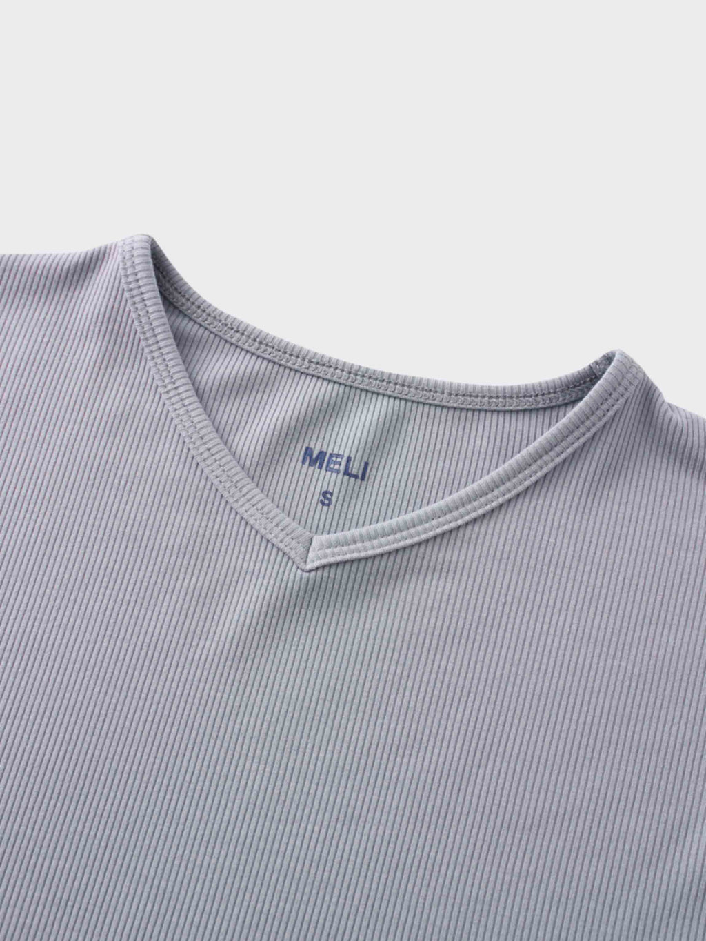 RIBBED HIGH V 3Q-PURPLE