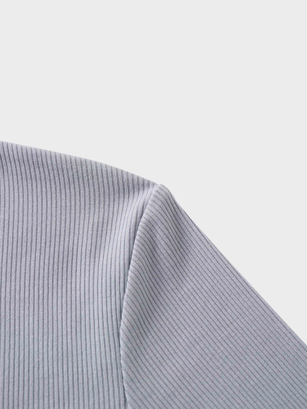 RIBBED HIGH V 3Q-PURPLE