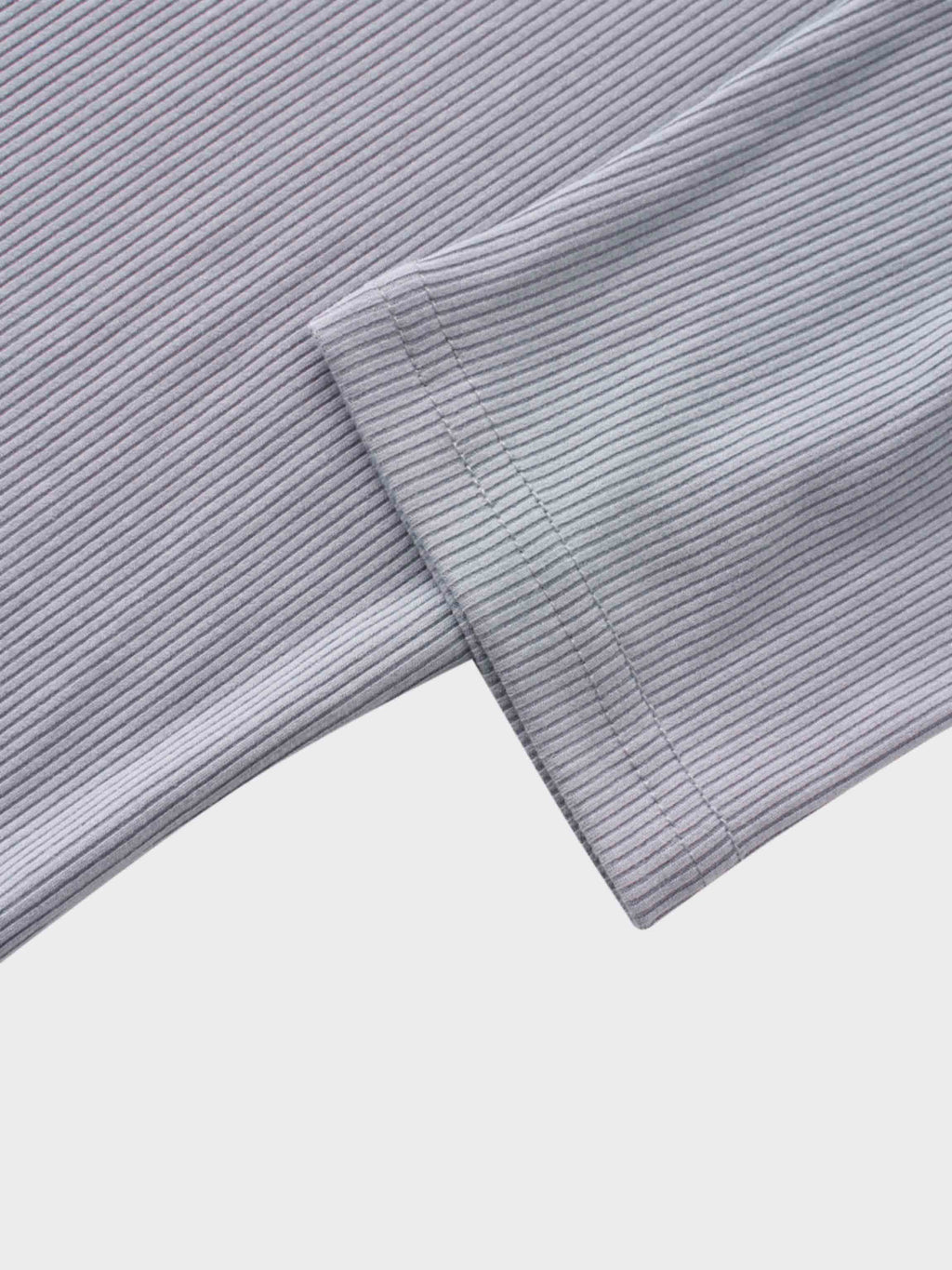 RIBBED HIGH V 3Q-PURPLE