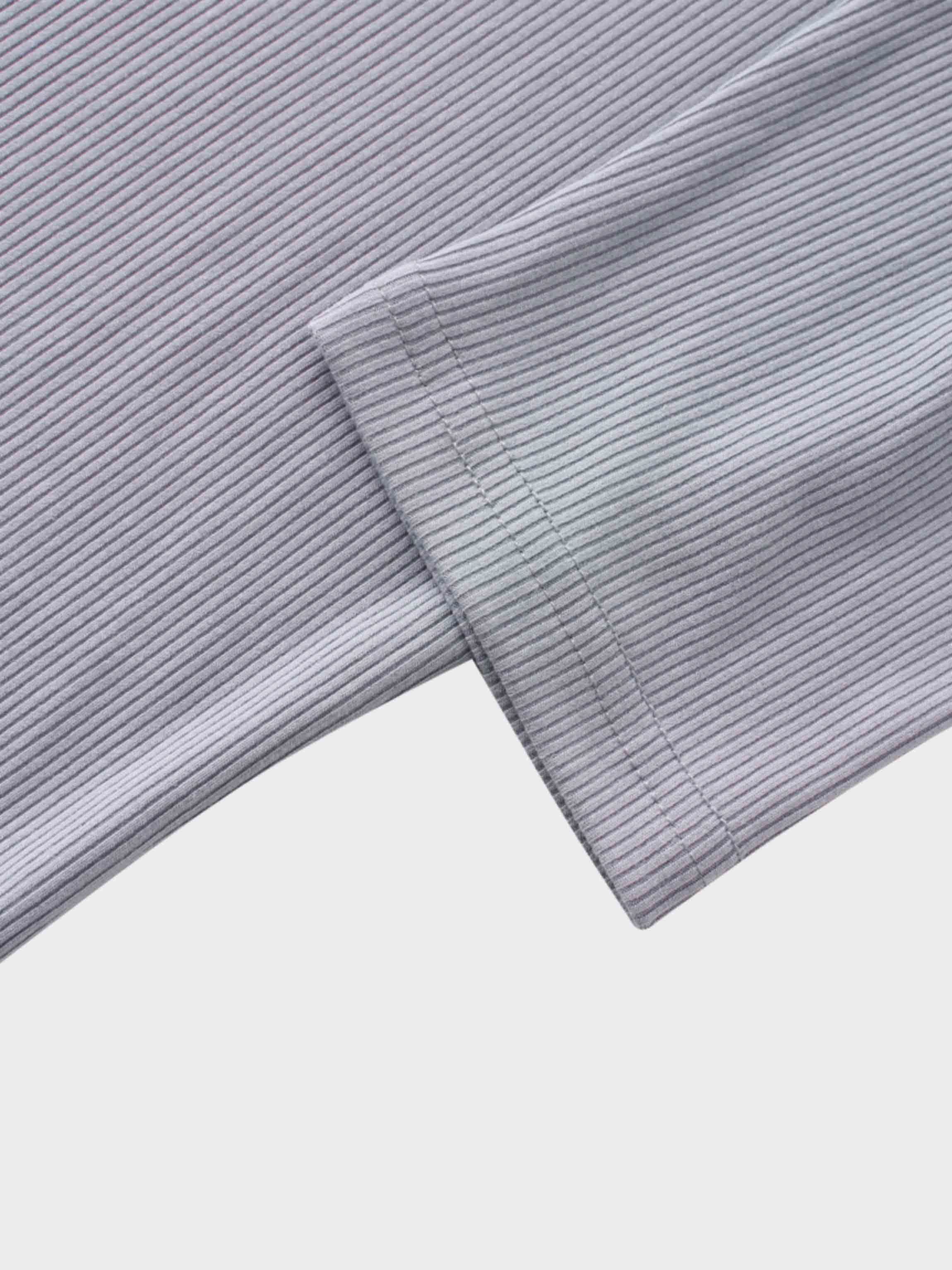 RIBBED HIGH V 3Q-PURPLE