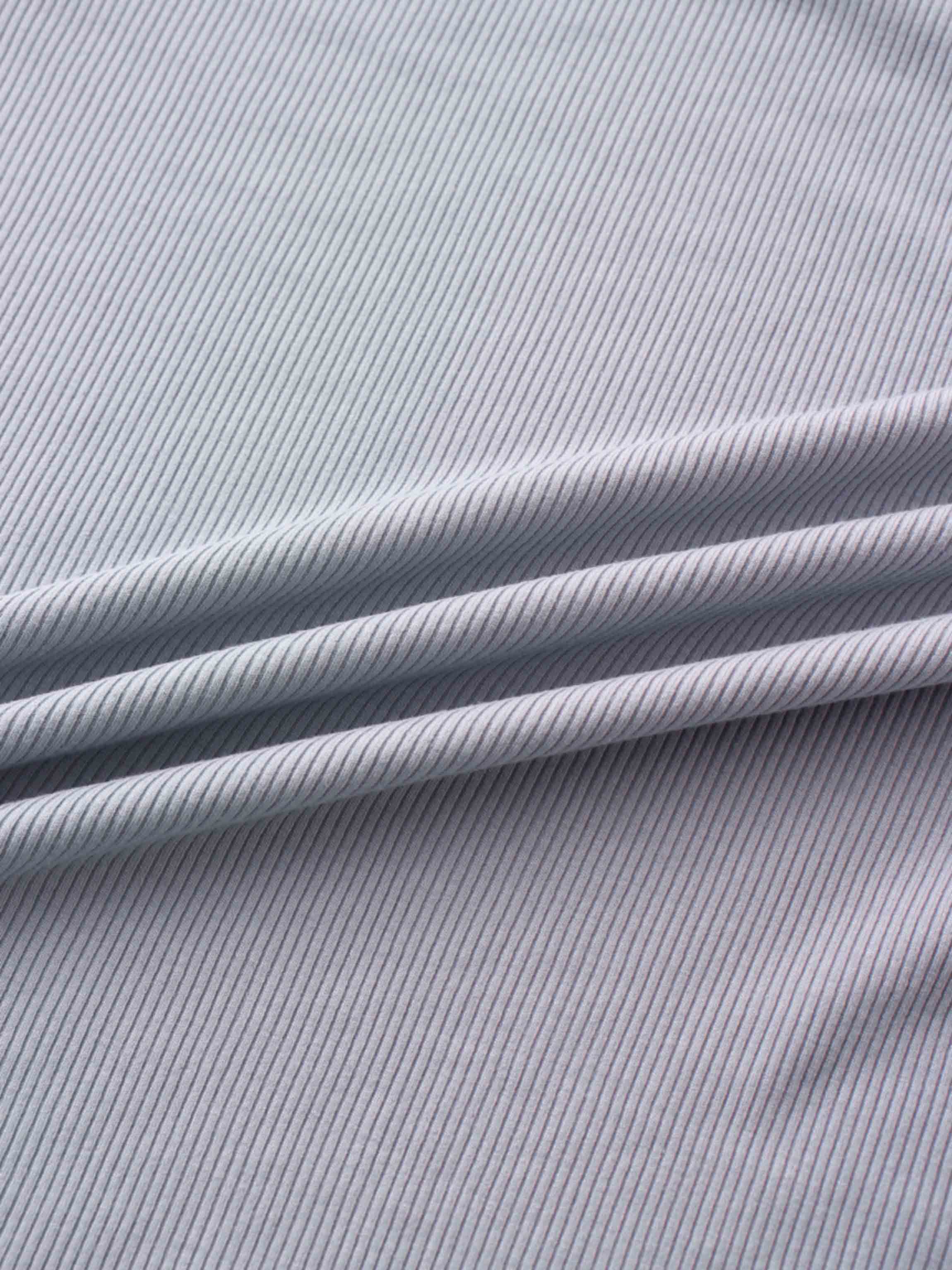 RIBBED HIGH V 3Q-PURPLE