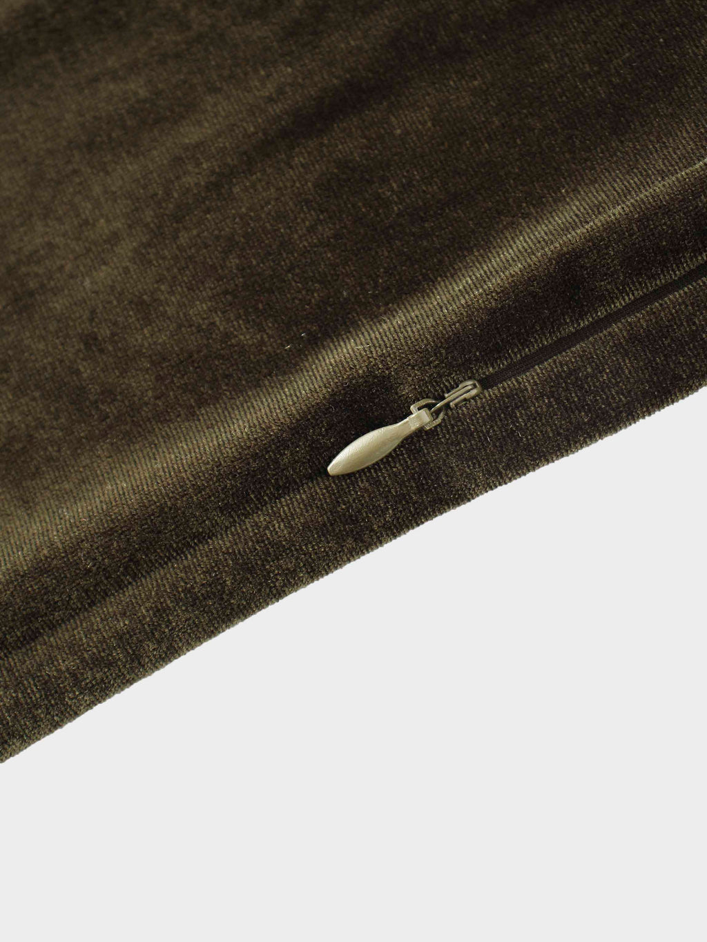 Ombre Velour Slip Dress-Green