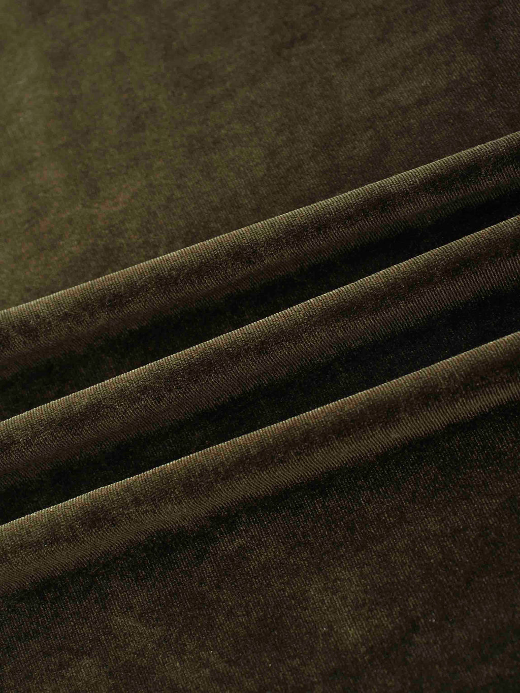 Ombre Velour Slip Dress-Green