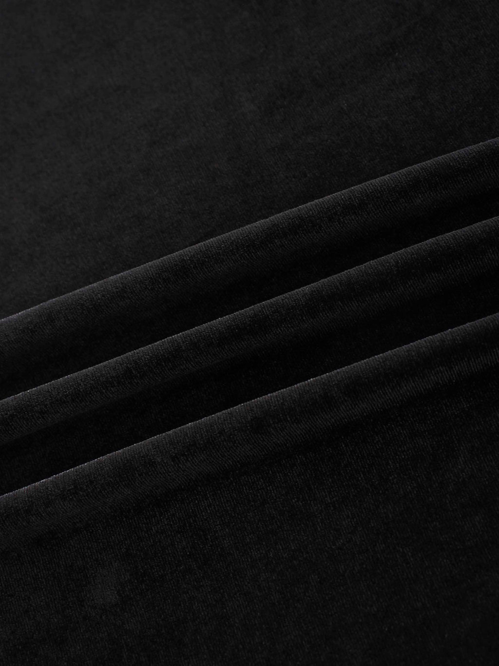 Ombre Velour Slip Dress-Black