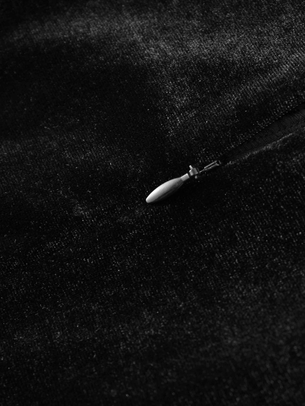 Velour Front Knot Maxi Dress-Black