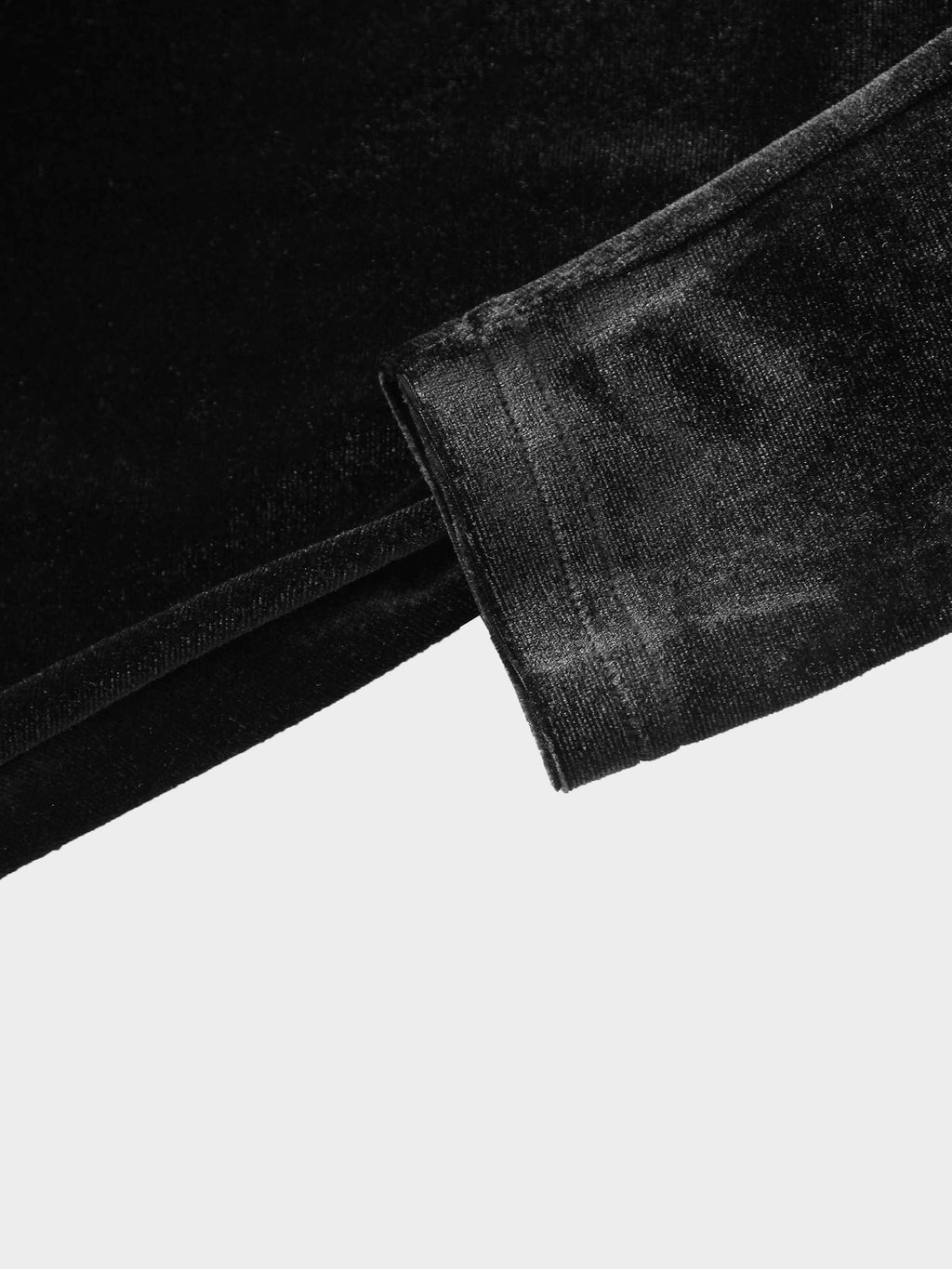 Velour Front Knot Maxi Dress-Black