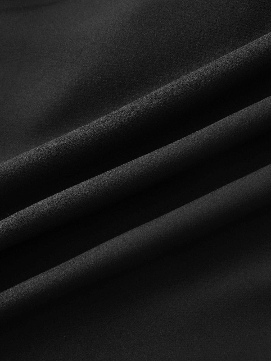 Crepe Bottom Dress-Black/Black