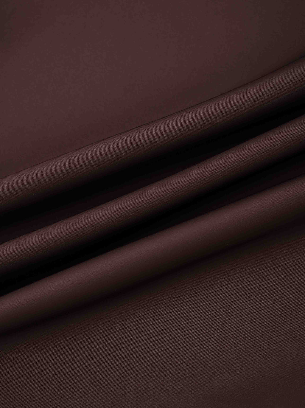 Solid Satin Slip Skirt-Chocolate Brown