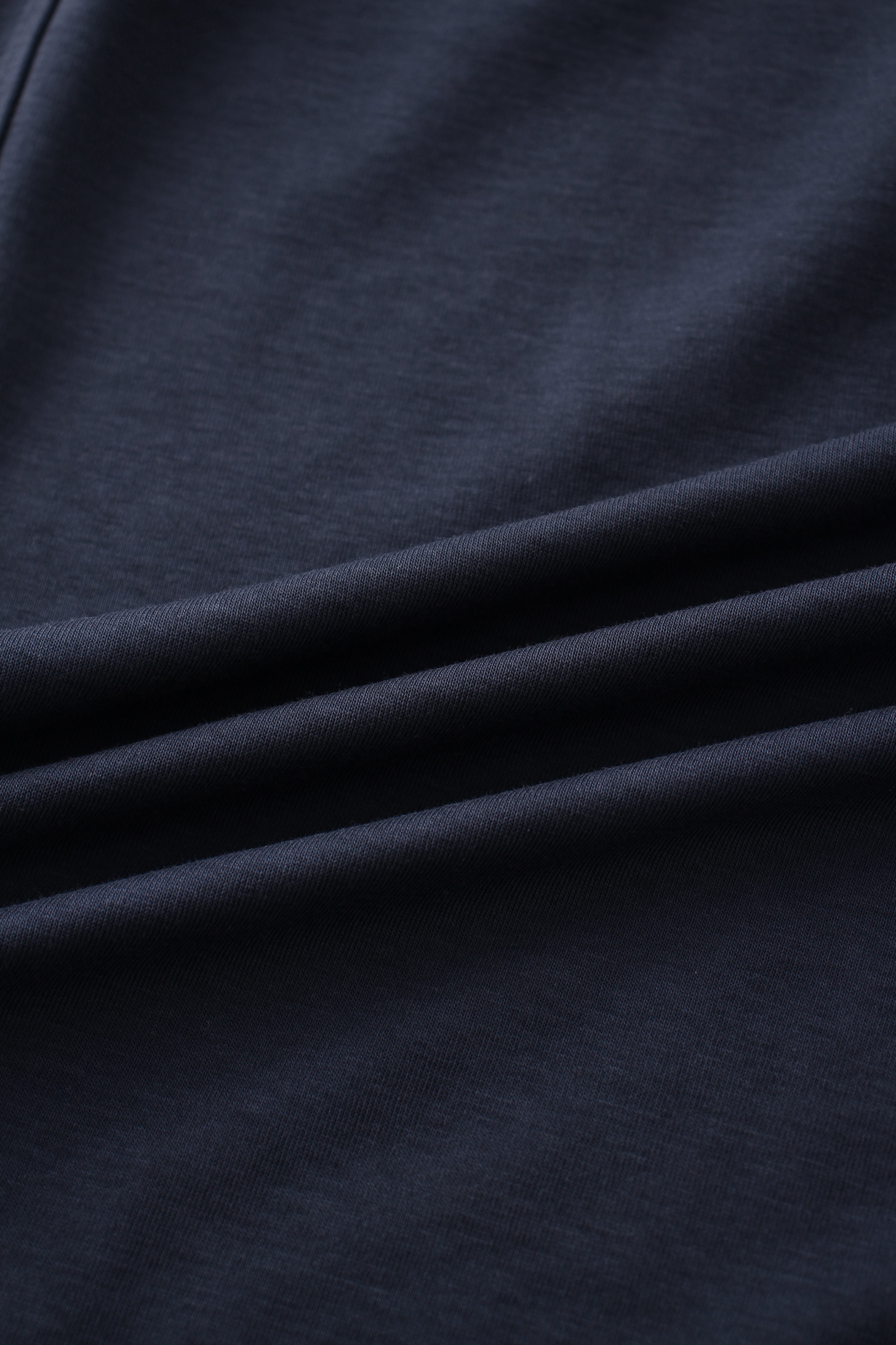 Drawstring Pocket T-Shirt Skirt-Navy