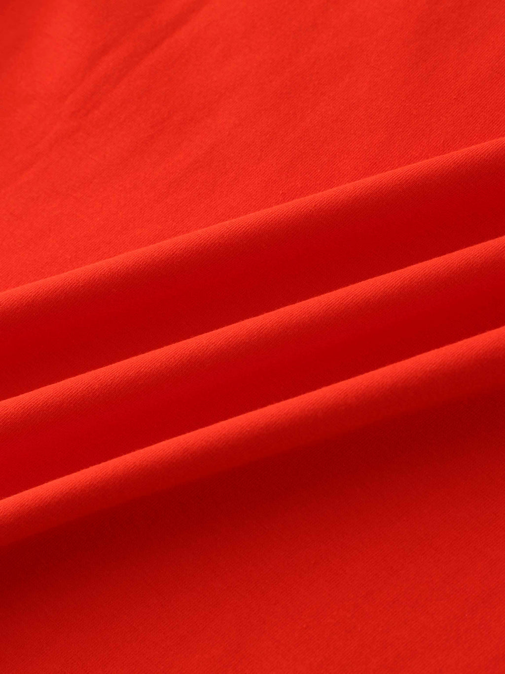 Oversized Rounded Hem T-Shirt-Orange