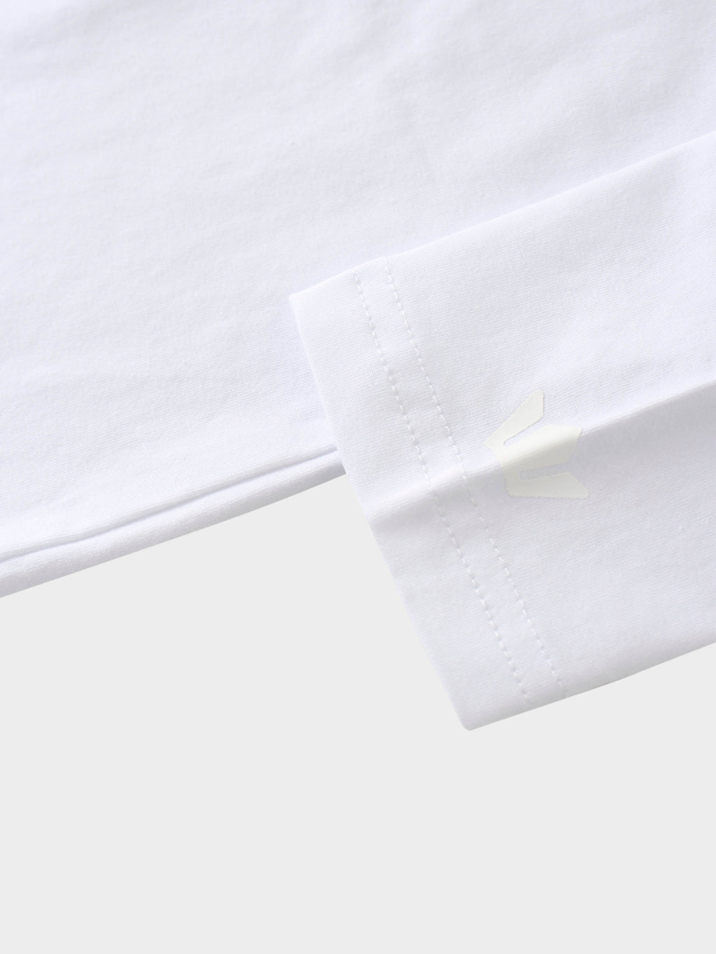 Oversized Rounded Hem T-Shirt-White