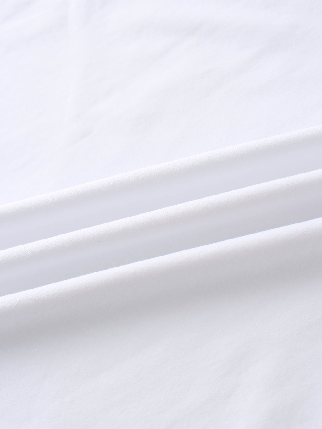 Oversized Rounded Hem T-Shirt-White