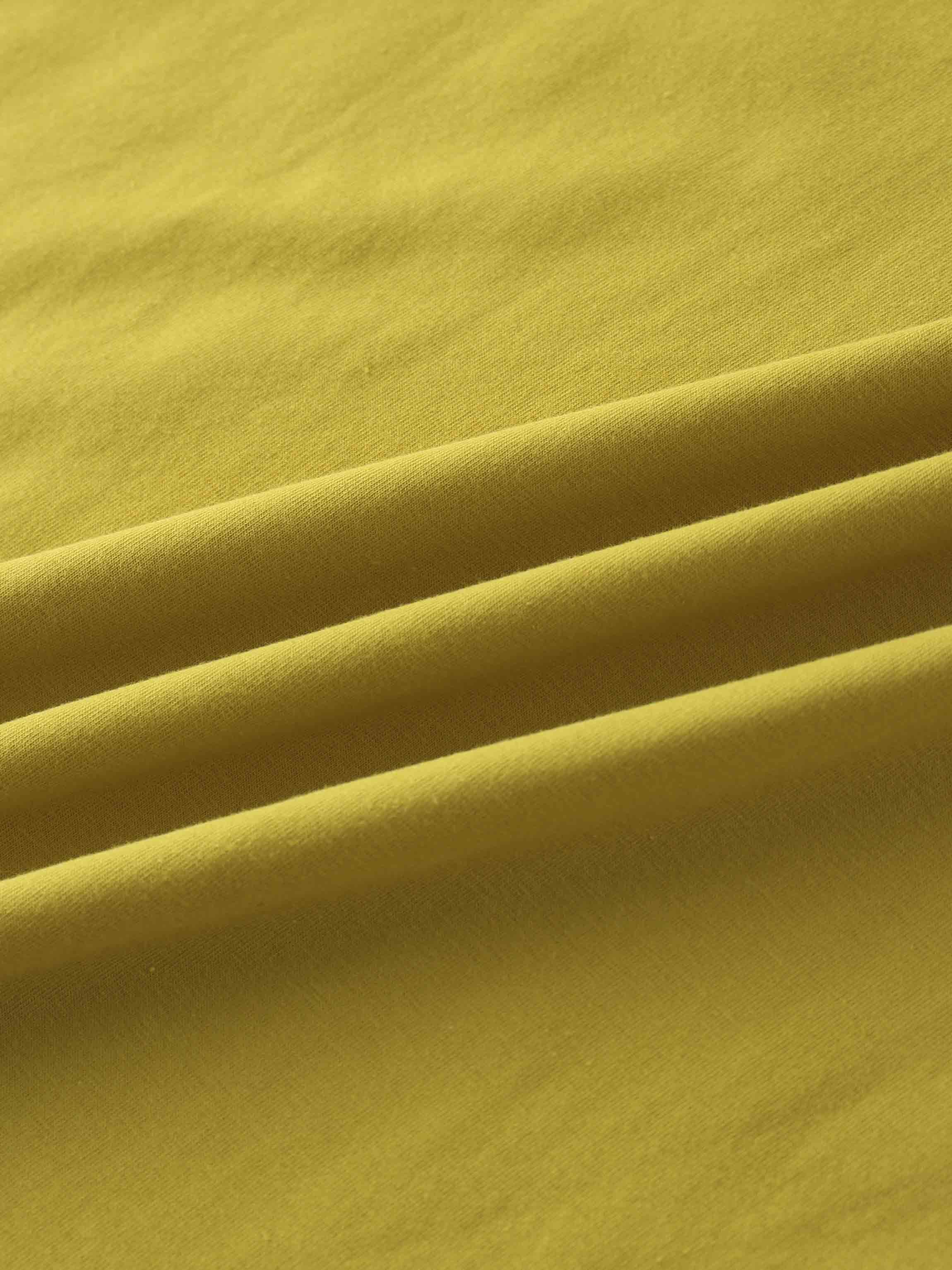 Oversized Rounded Hem T-Shirt-Lime Green