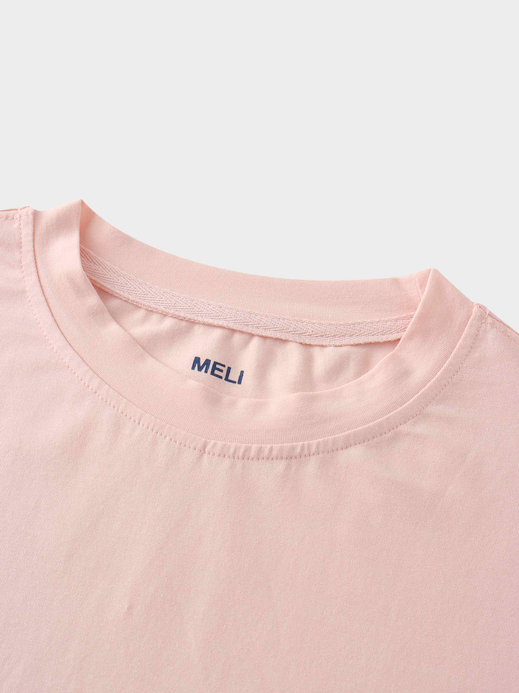 Oversized Rounded Hem T-Shirt-Perfect Pink