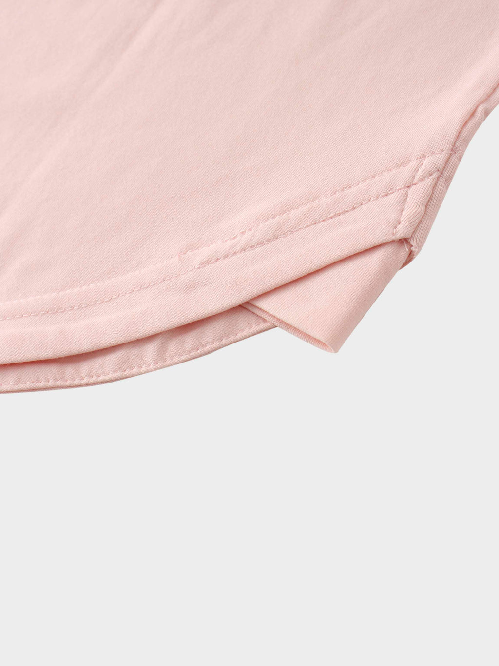 Oversized Rounded Hem T-Shirt-Perfect Pink