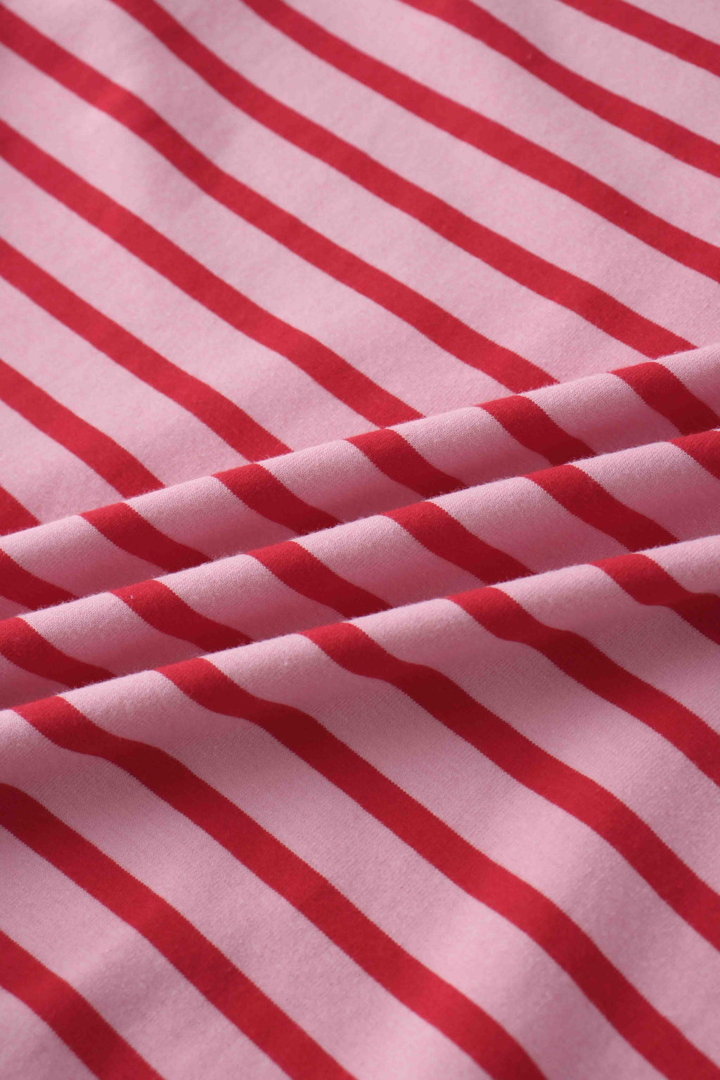 Collared Bomber Tee-Pink/Raspberry