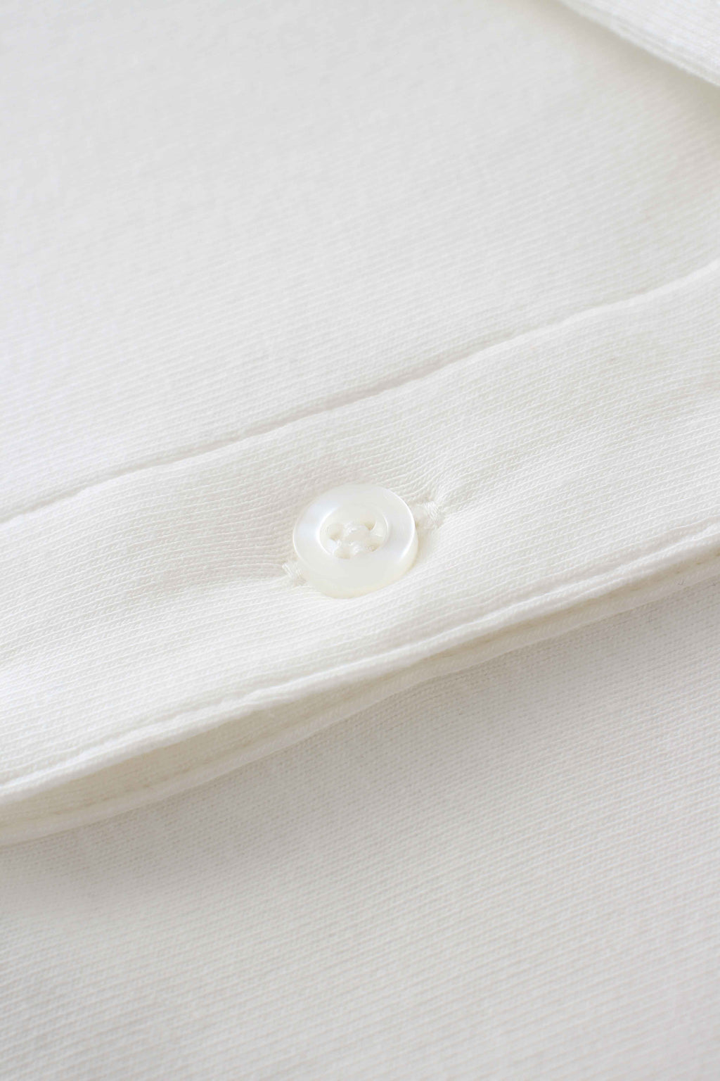 Collared Bomber Tee-White