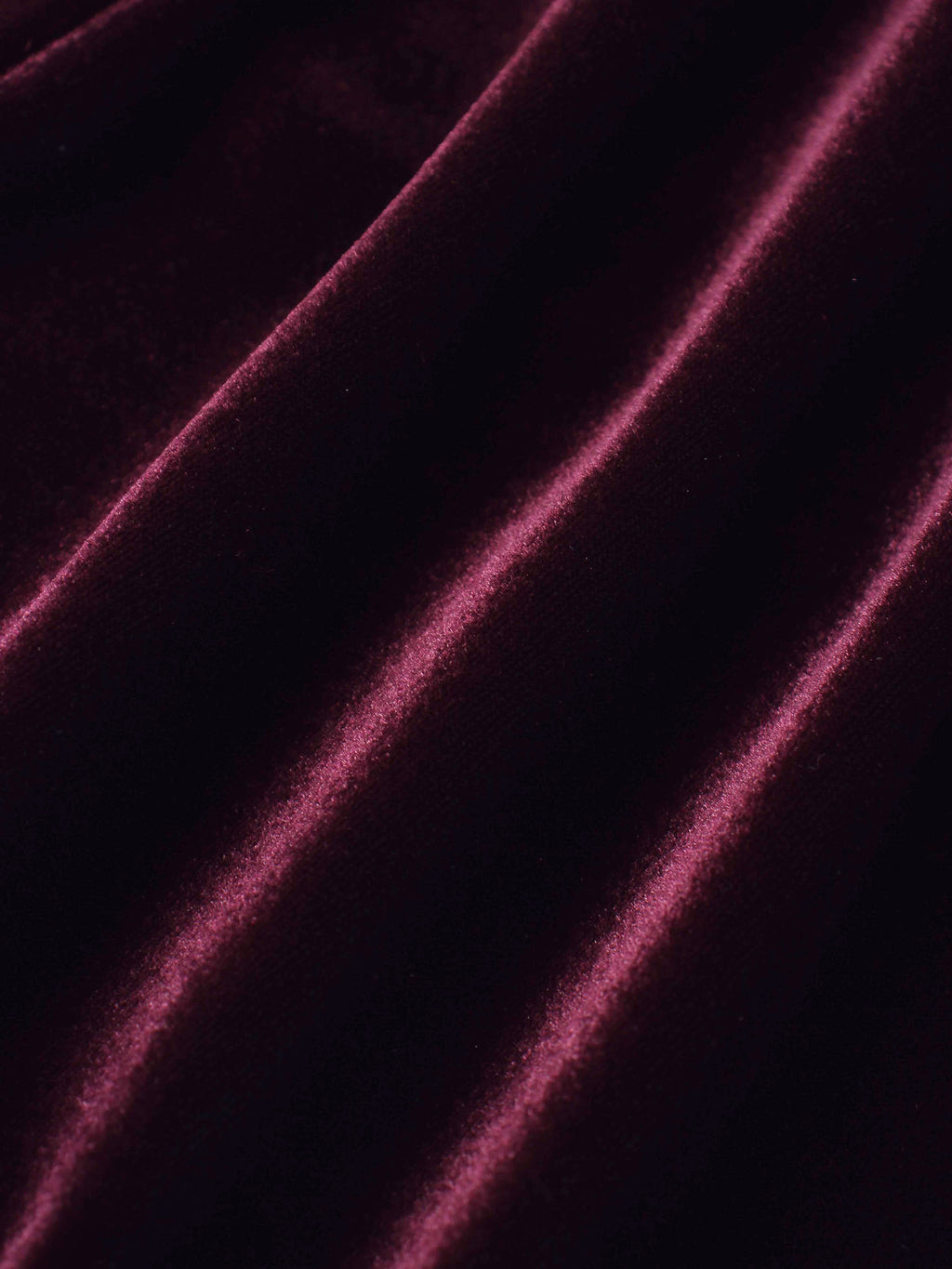 Double Layer Pleated Bottom Velvet Skirt-Burgundy