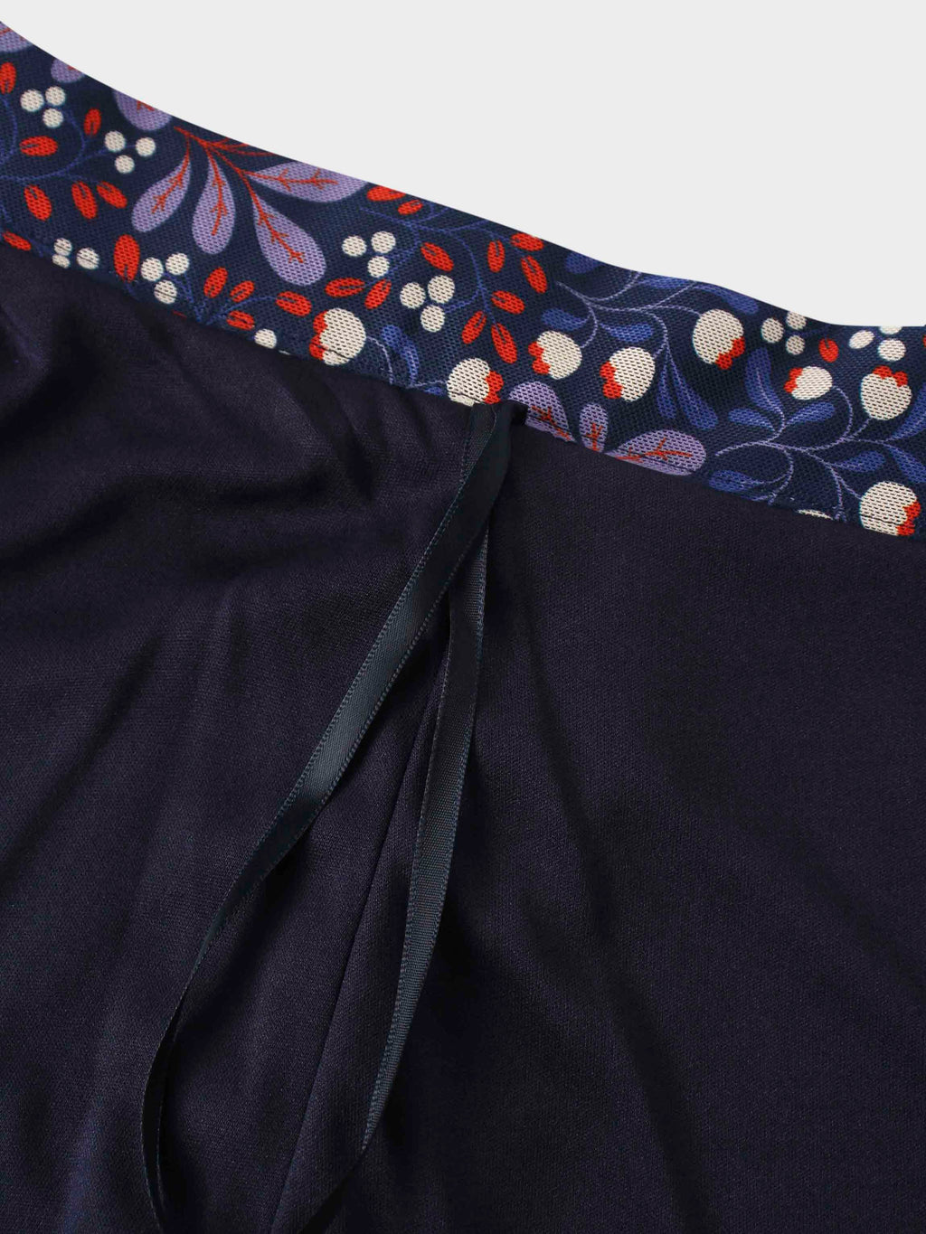 Mesh Trumpet Skirt-Lilac Flower