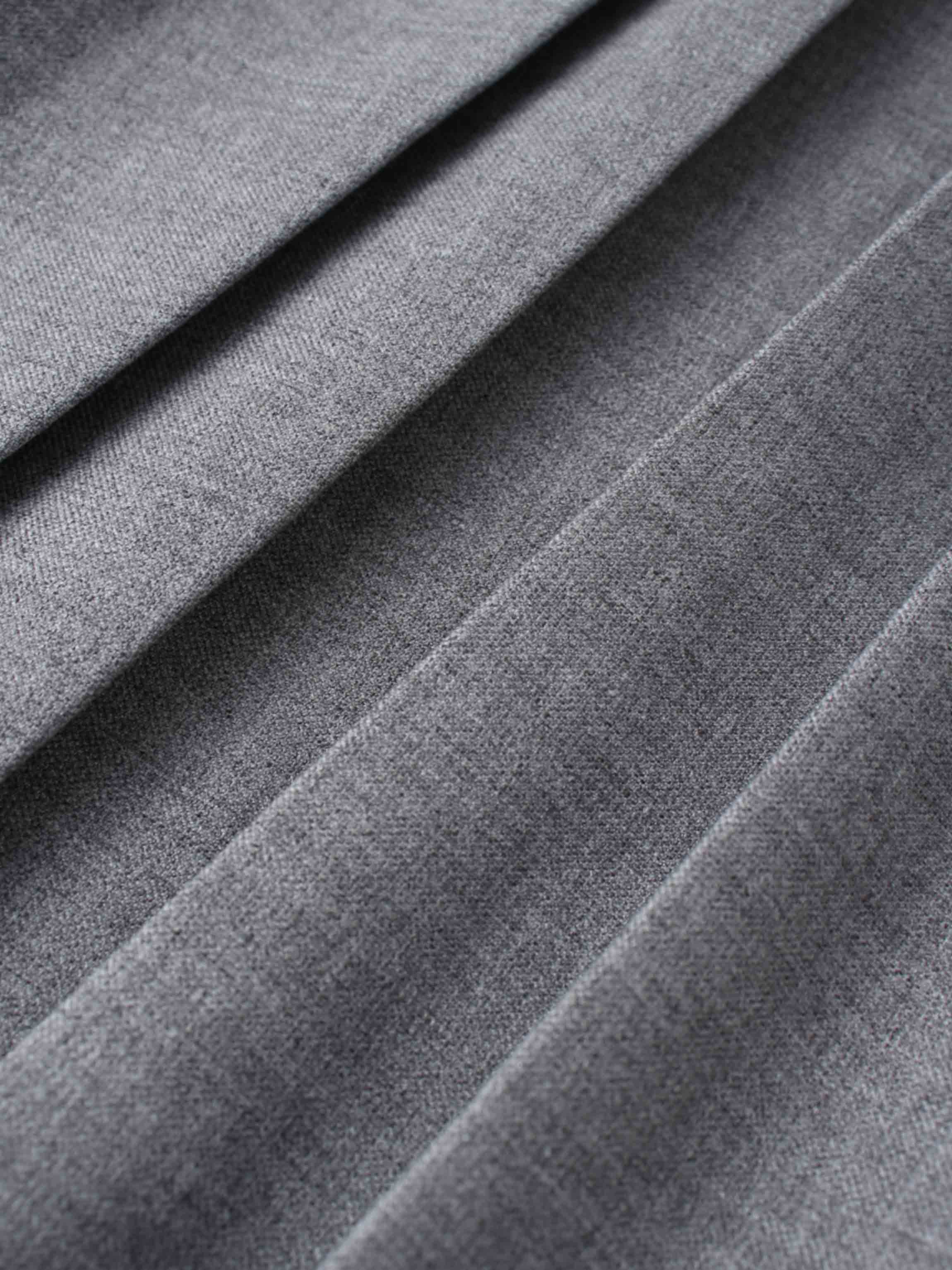 Marni Pleated Skirt 37"-Heathered Grey