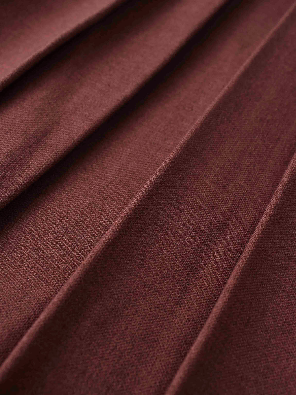 Marni Pleated Skirt 37"-Burnt Berry