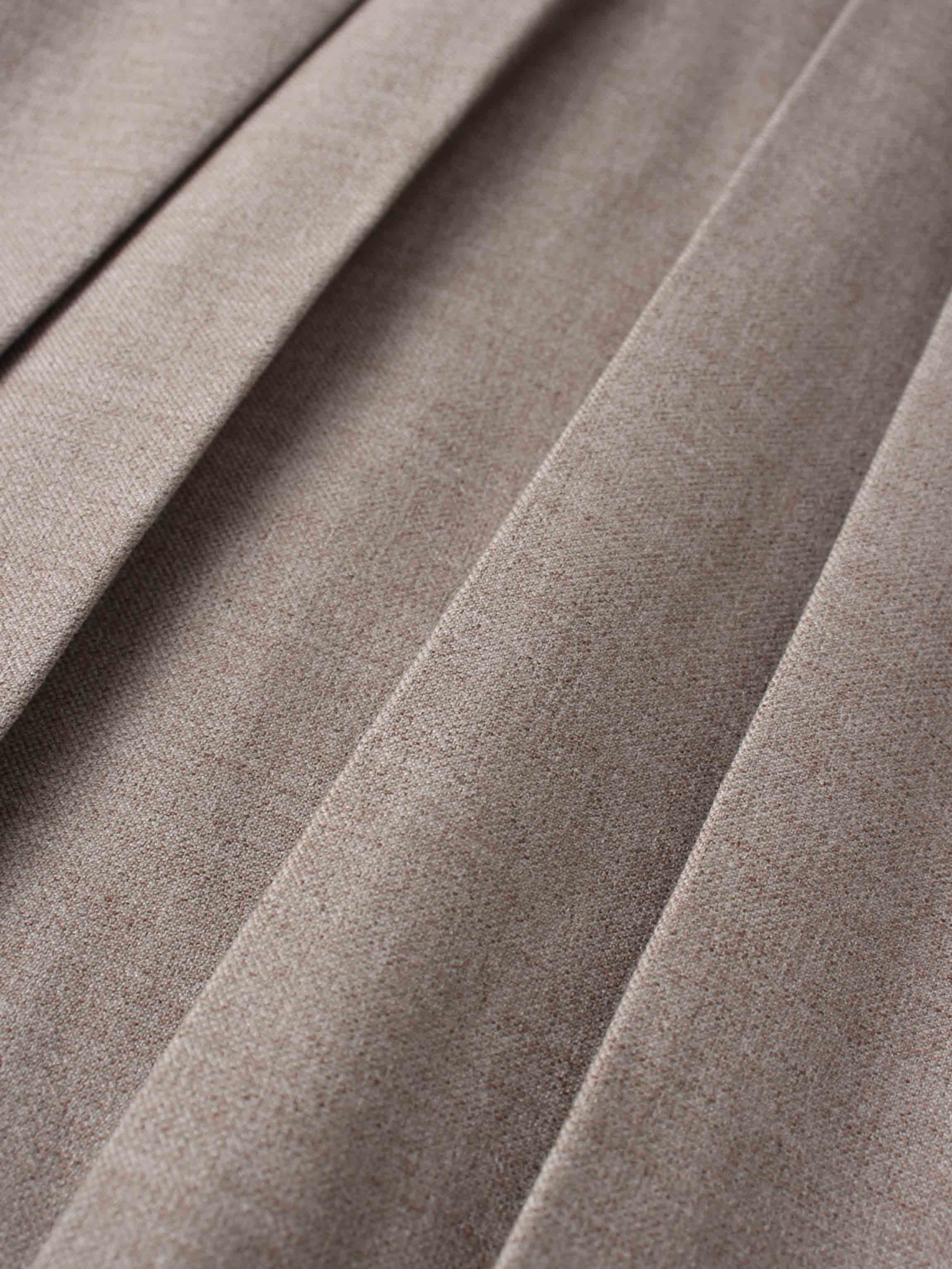 Marni Pleated Skirt 37"-Mocha Mousse