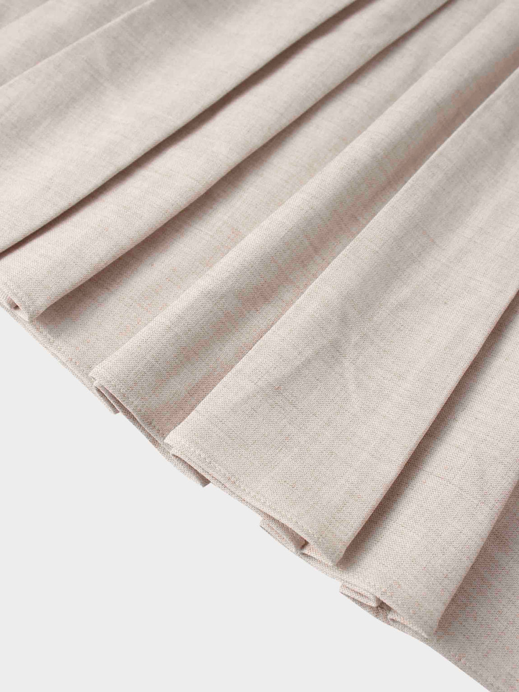 Marni Pleated Skirt 37"-Oatmeal