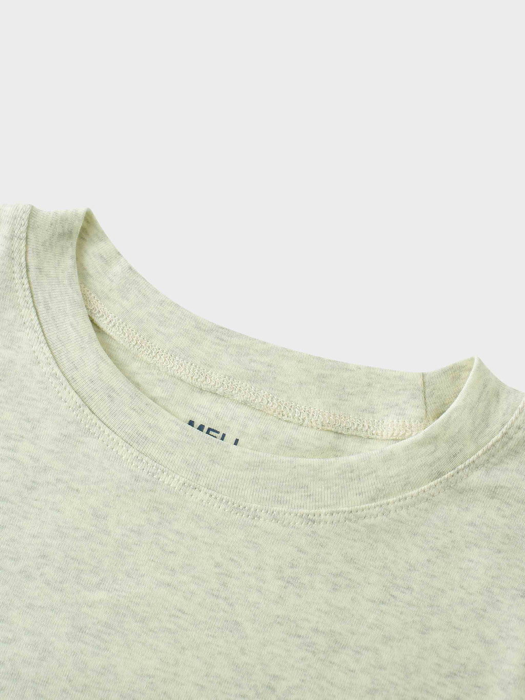 CLASSIC TEE LONG SLEEVE-YELLOW HEATHERED